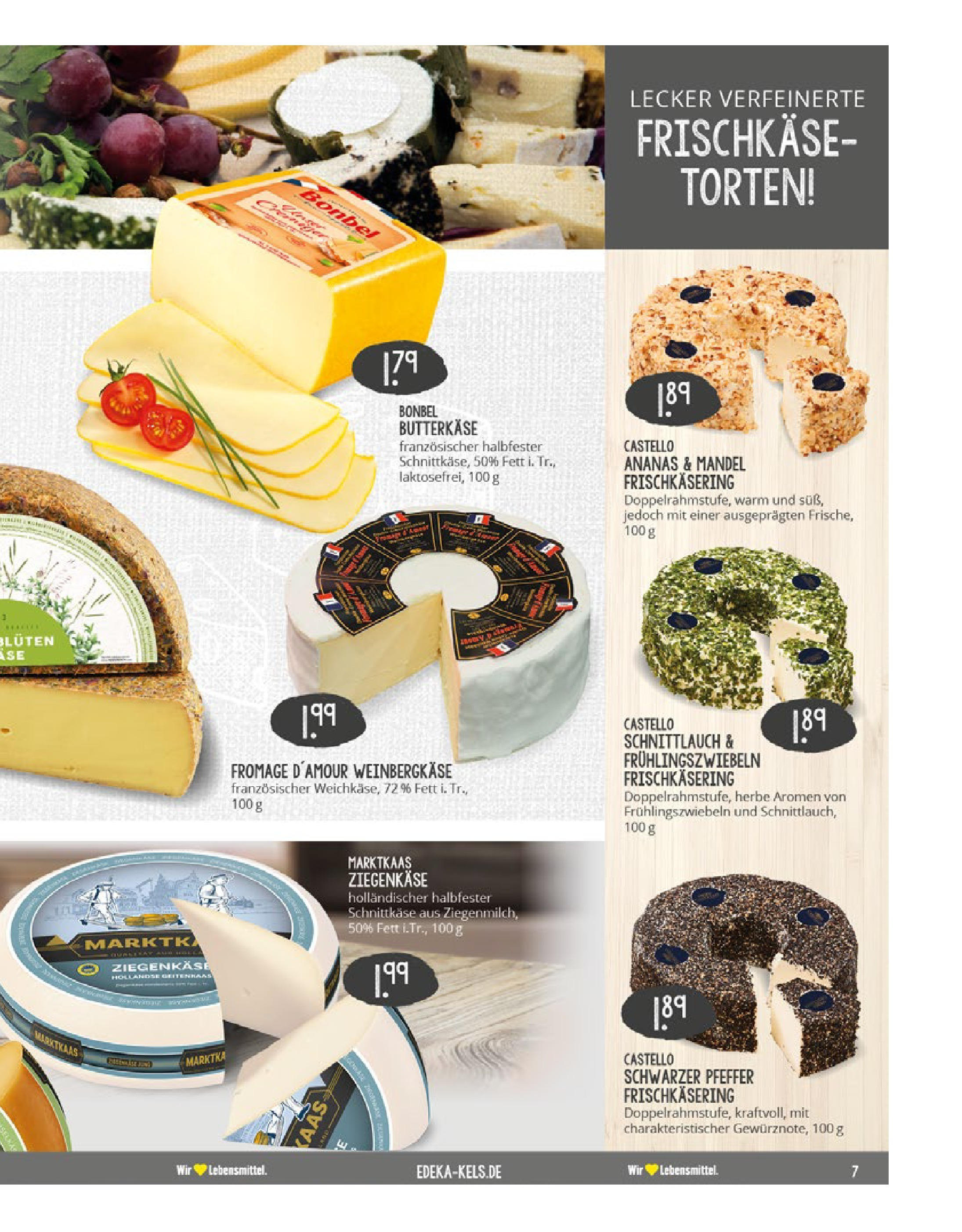 Edeka prospekt Ratingen-Ost	 (ab 13.07.2025) » Angebote Online | Seite: 7 | Produkte: Ziegenkäse, Ananas, Pfeffer, Frischkase