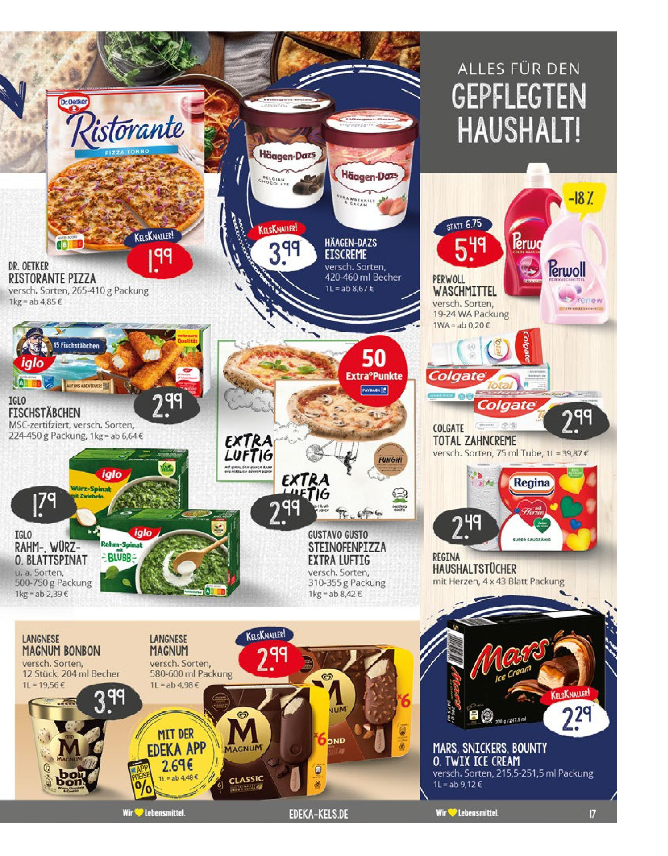 Edeka prospekt Ratingen-Ost	 (ab 13.07.2025) » Angebote Online | Seite: 17 | Produkte: Gustavo gusto, Ristorante, Mars, Twix