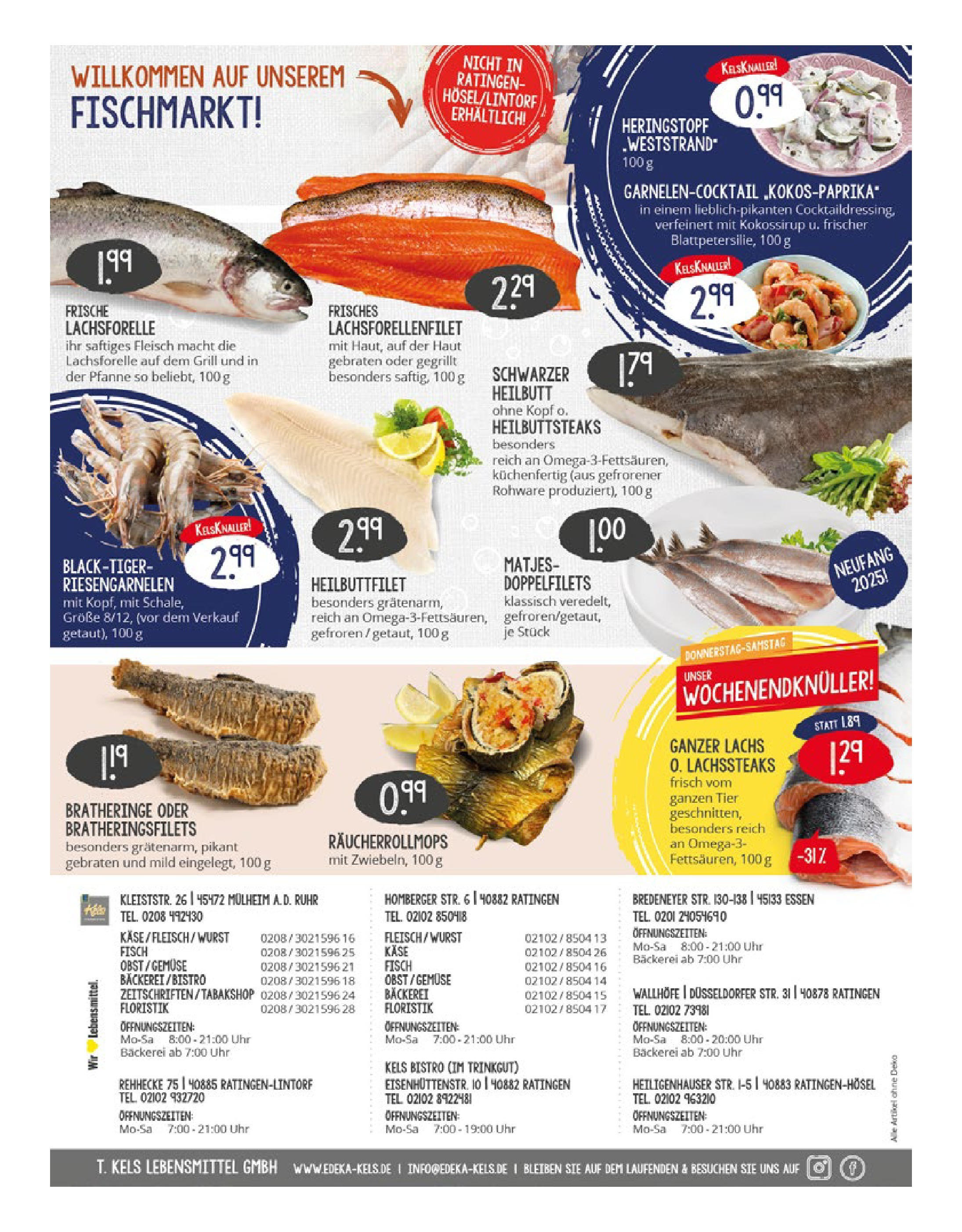 Edeka prospekt Ratingen-Ost	 (ab 13.07.2025) » Angebote Online | Seite: 20 | Produkte: Grill, Bäckerei, Lachs, Uhr