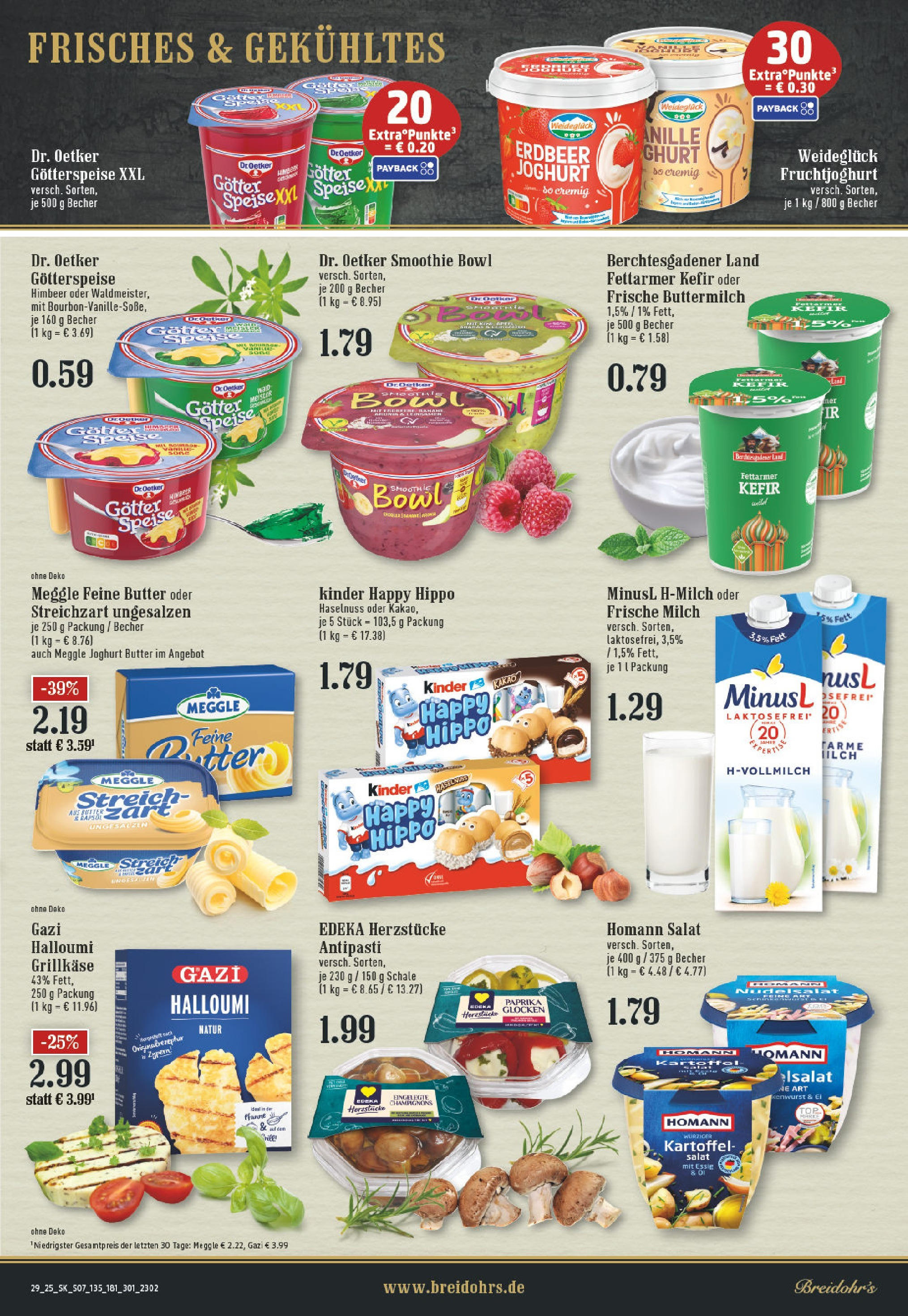 Edeka prospekt Rösrath	 (ab 14.07.2025) » Angebote Online | Seite: 7 | Produkte: Buttermilch, Butter, Joghurt, Salat