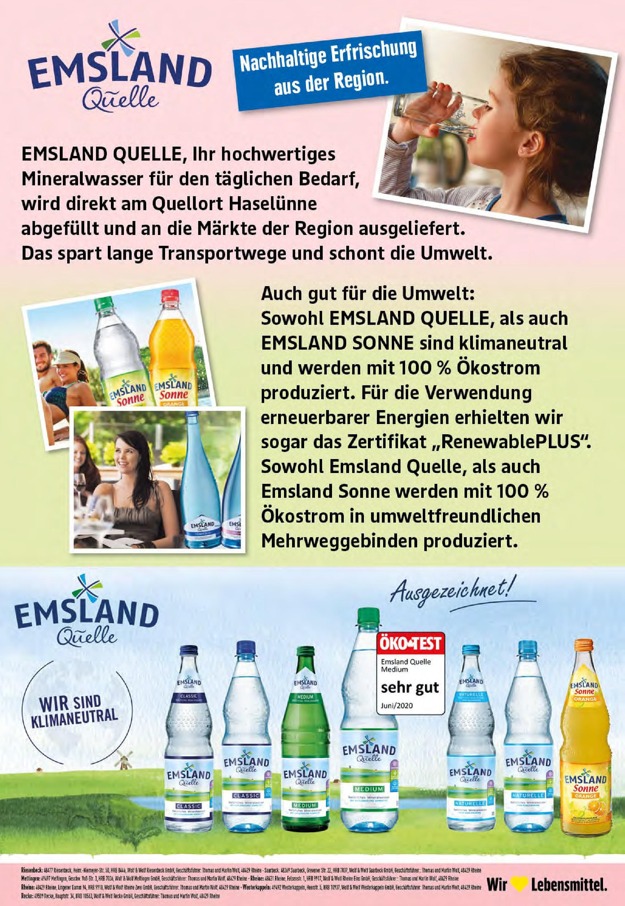 Edeka prospekt Saerbeck	 (ab 13.07.2025) » Angebote Online | Seite: 24 | Produkte: Mineralwasser