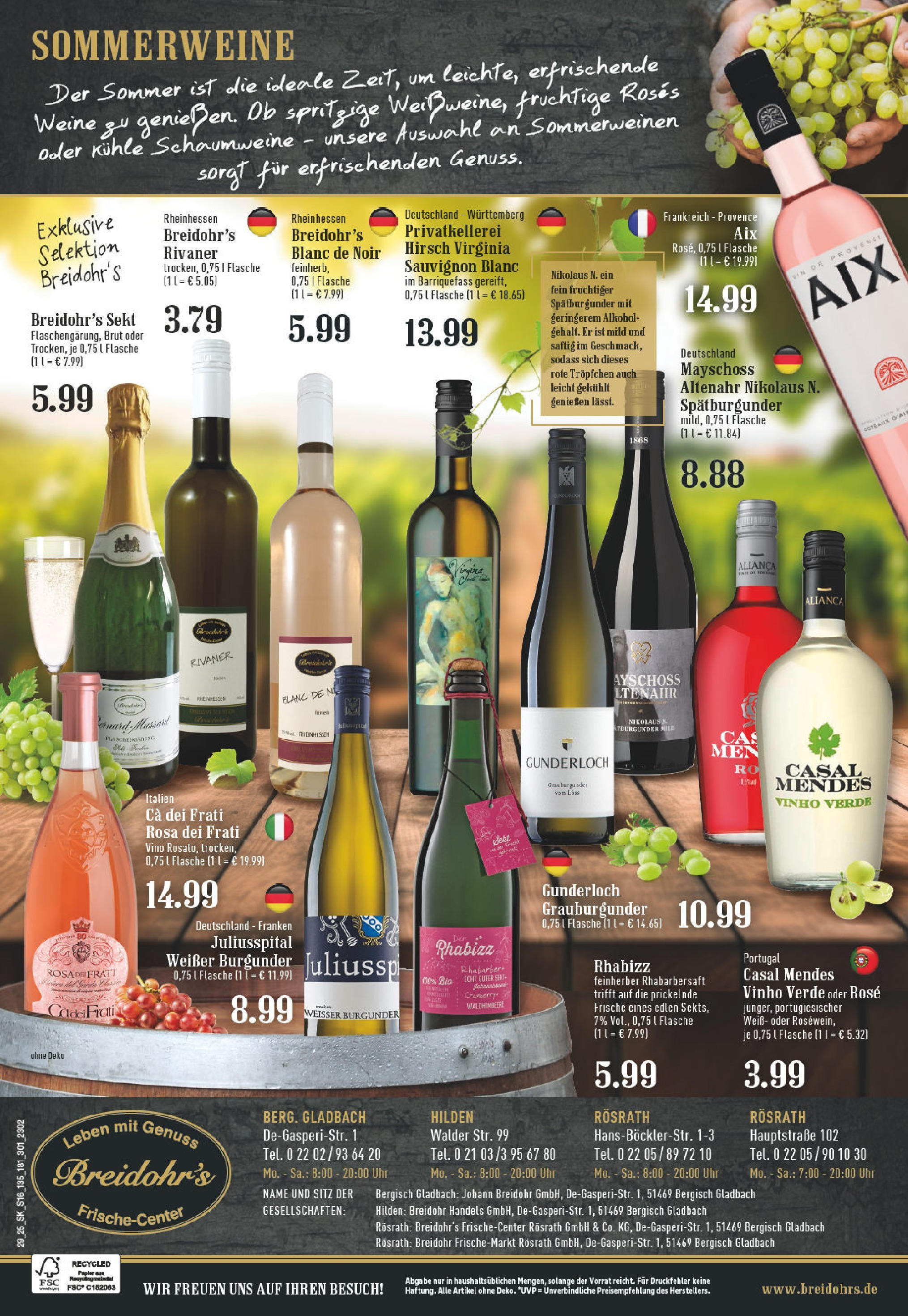 Edeka prospekt Rösrath	 (ab 14.07.2025) » Angebote Online | Seite: 16 | Produkte: Sekt, Rhabarber, Uhr