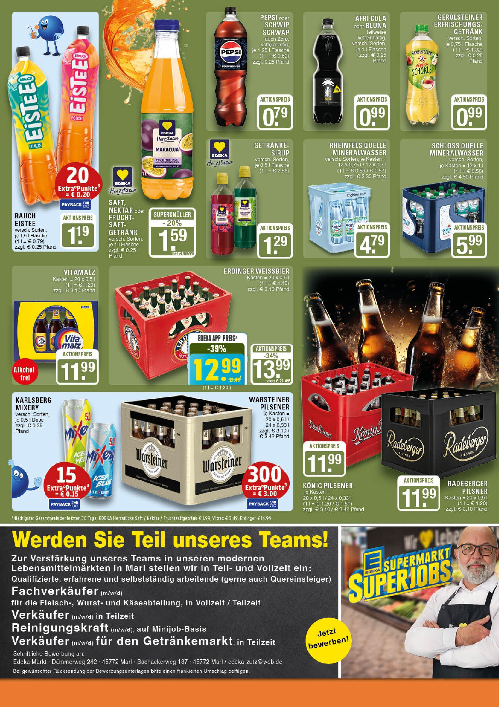 Edeka prospekt Marl	 (ab 13.07.2025) » Angebote Online | Seite: 12 | Produkte: Äpfel, Pepsi, Mixery, Rheinfels quelle