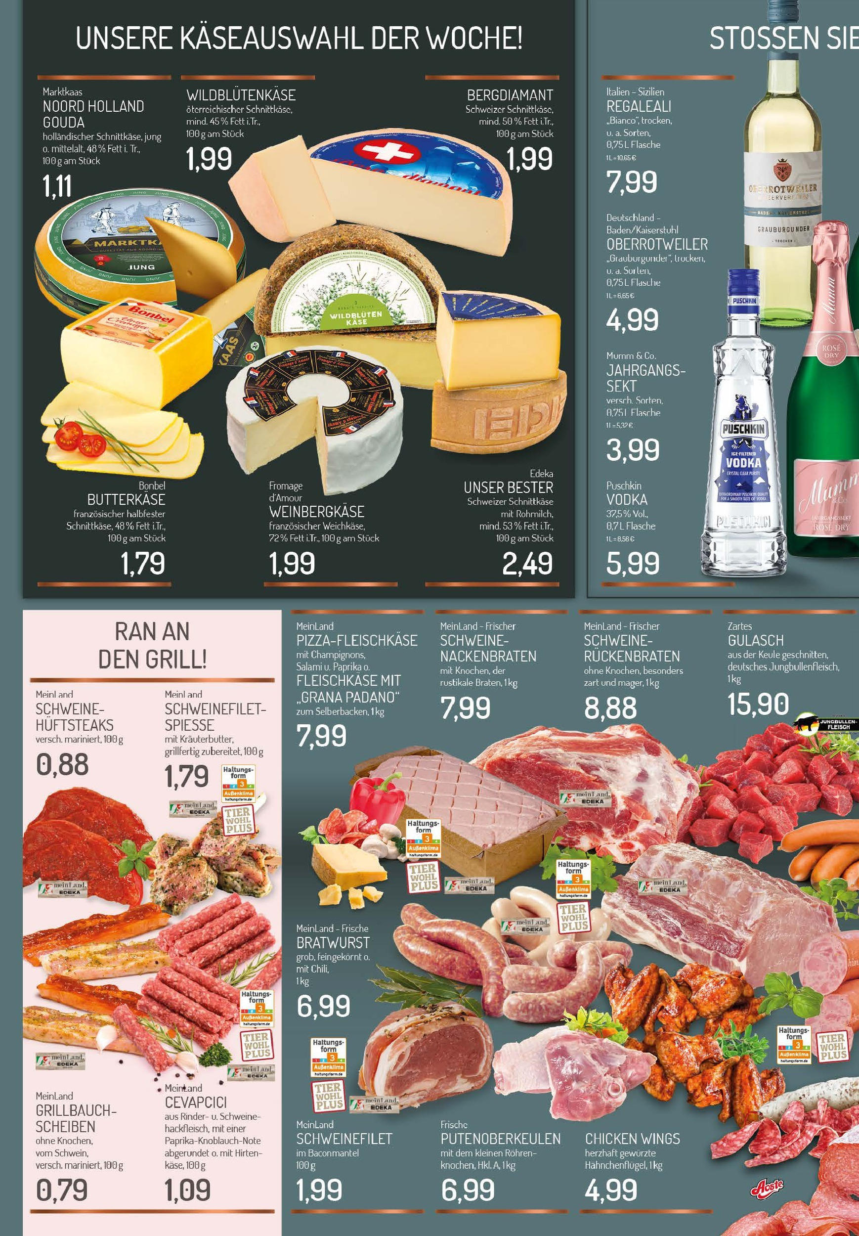 Edeka prospekt Essen-Haarzopf	 (ab 13.07.2025) » Angebote Online | Seite: 2 | Produkte: Gouda, Spieße, Paprika, Gulasch