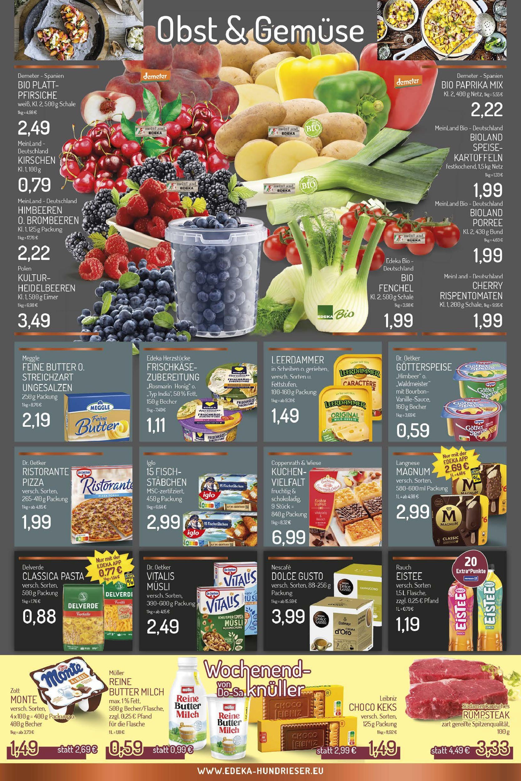 Edeka prospekt Essen-Haarzopf	 (ab 13.07.2025) » Angebote Online | Seite: 4 | Produkte: Musli, Langnese, Dallmayr, Bourbon