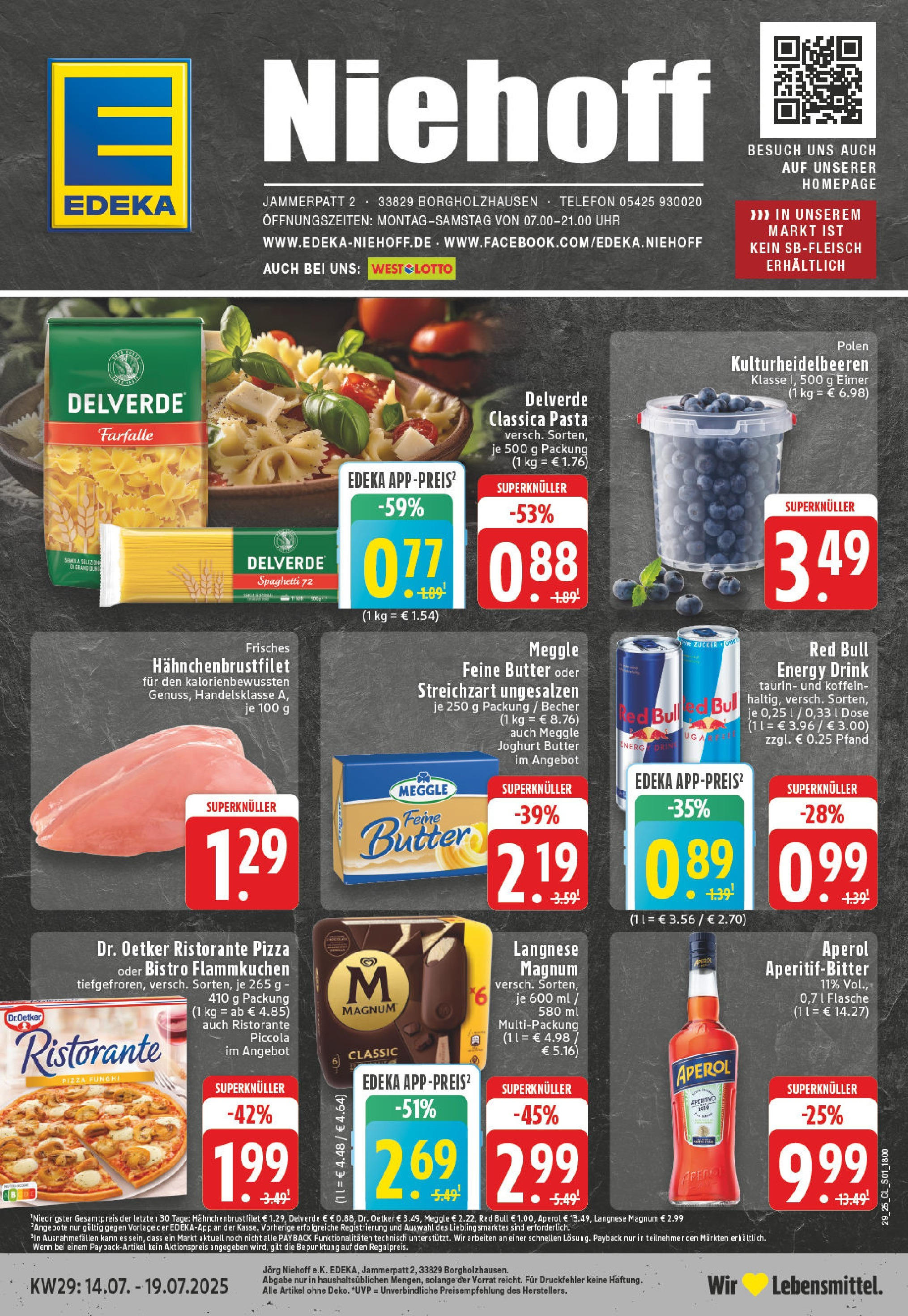Edeka prospekt Borgholzhausen	 (ab 13.07.2025) » Angebote Online | Seite: 1