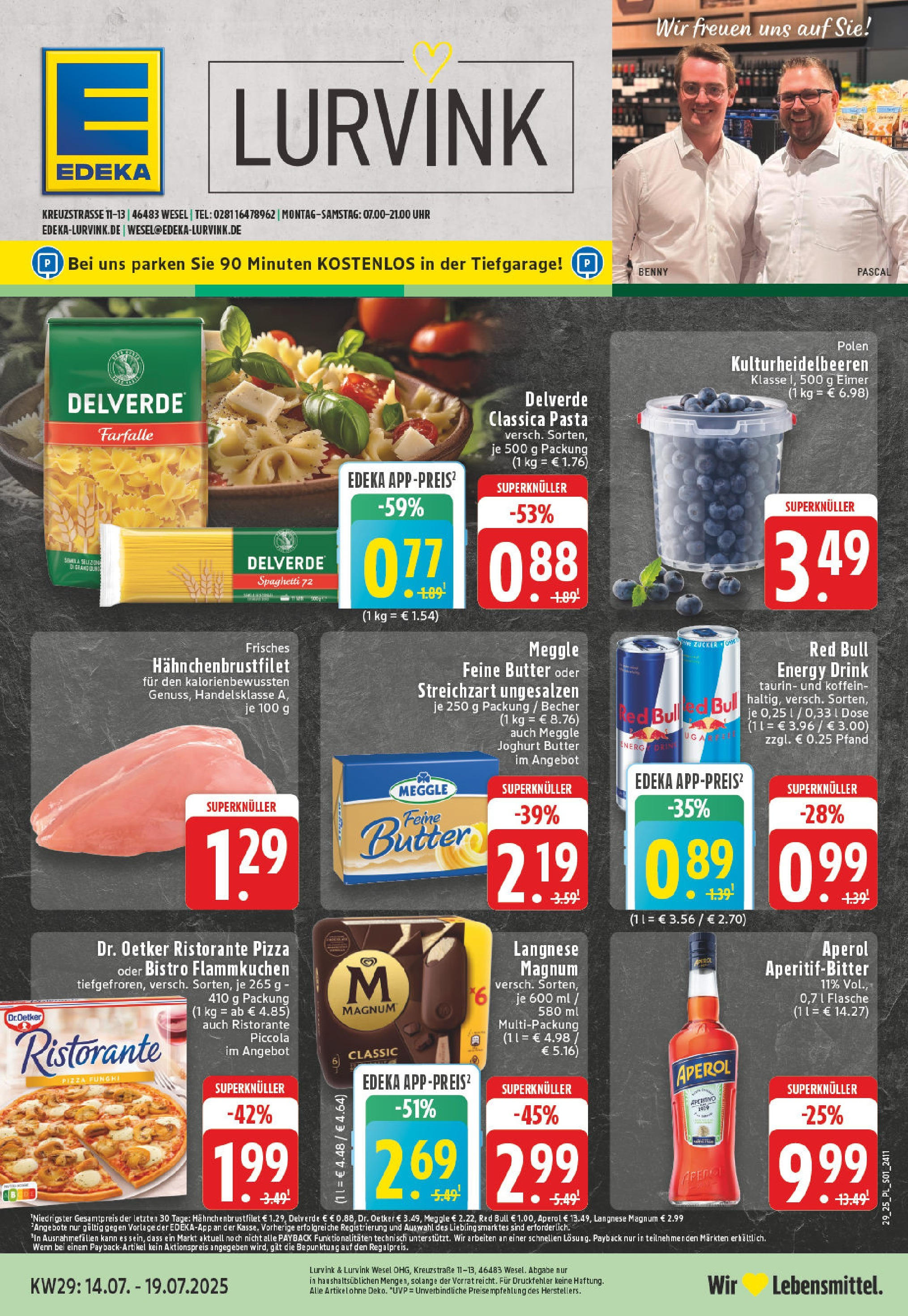 EDEKA Prospekt ab 13.07.2025 - Prospekt Wesel Online