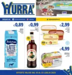 Hurrà Discount OFFERTE VALIDE DAL 10 AL 23 LUGLIO 2025 - al 23.07.2025