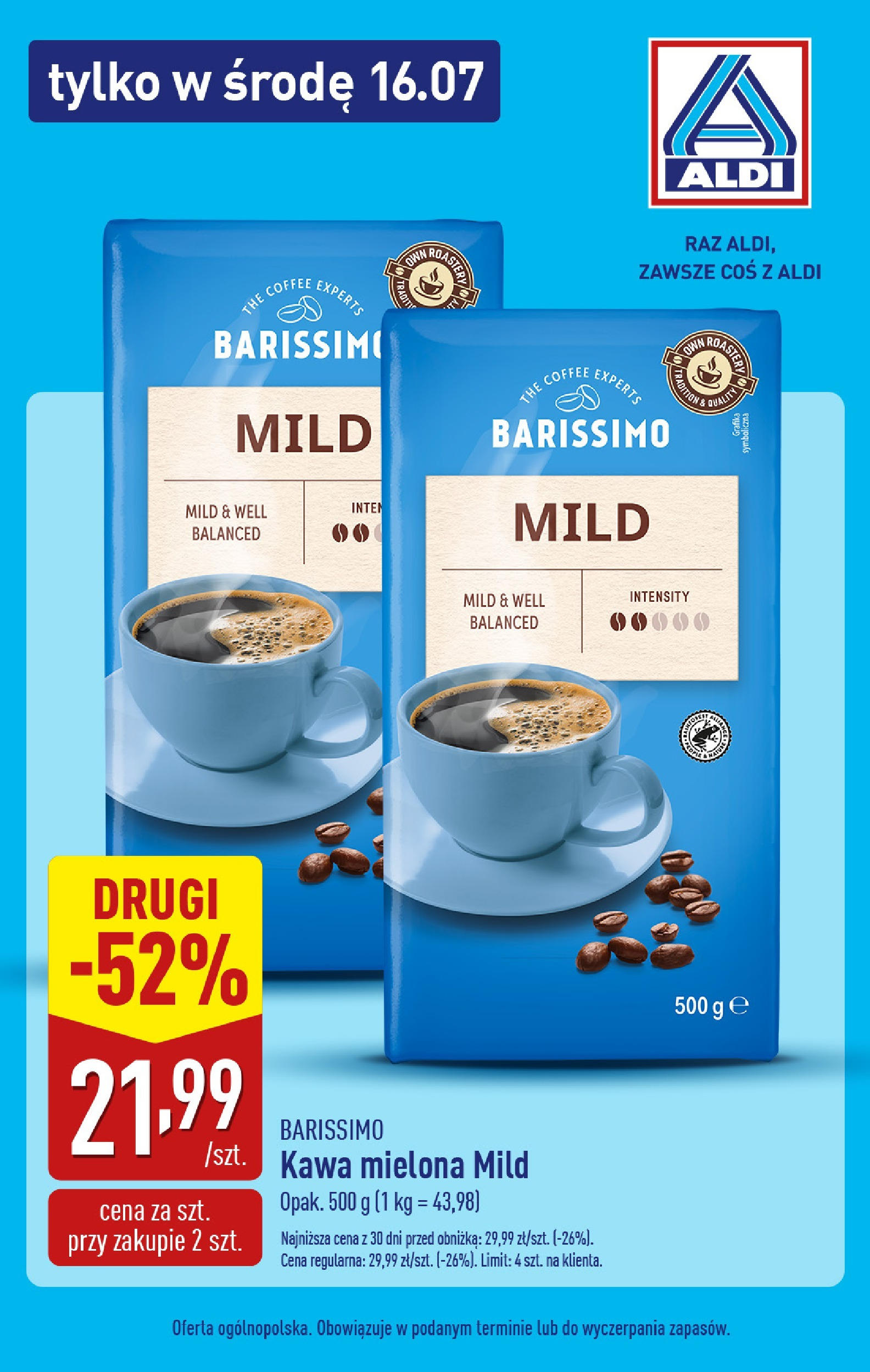 Aldi Gazetka - Promocja tylko w środę od 16.07.2025 - Ulotka PDF, promocje | Strona: 3 | Produkty: Kawa