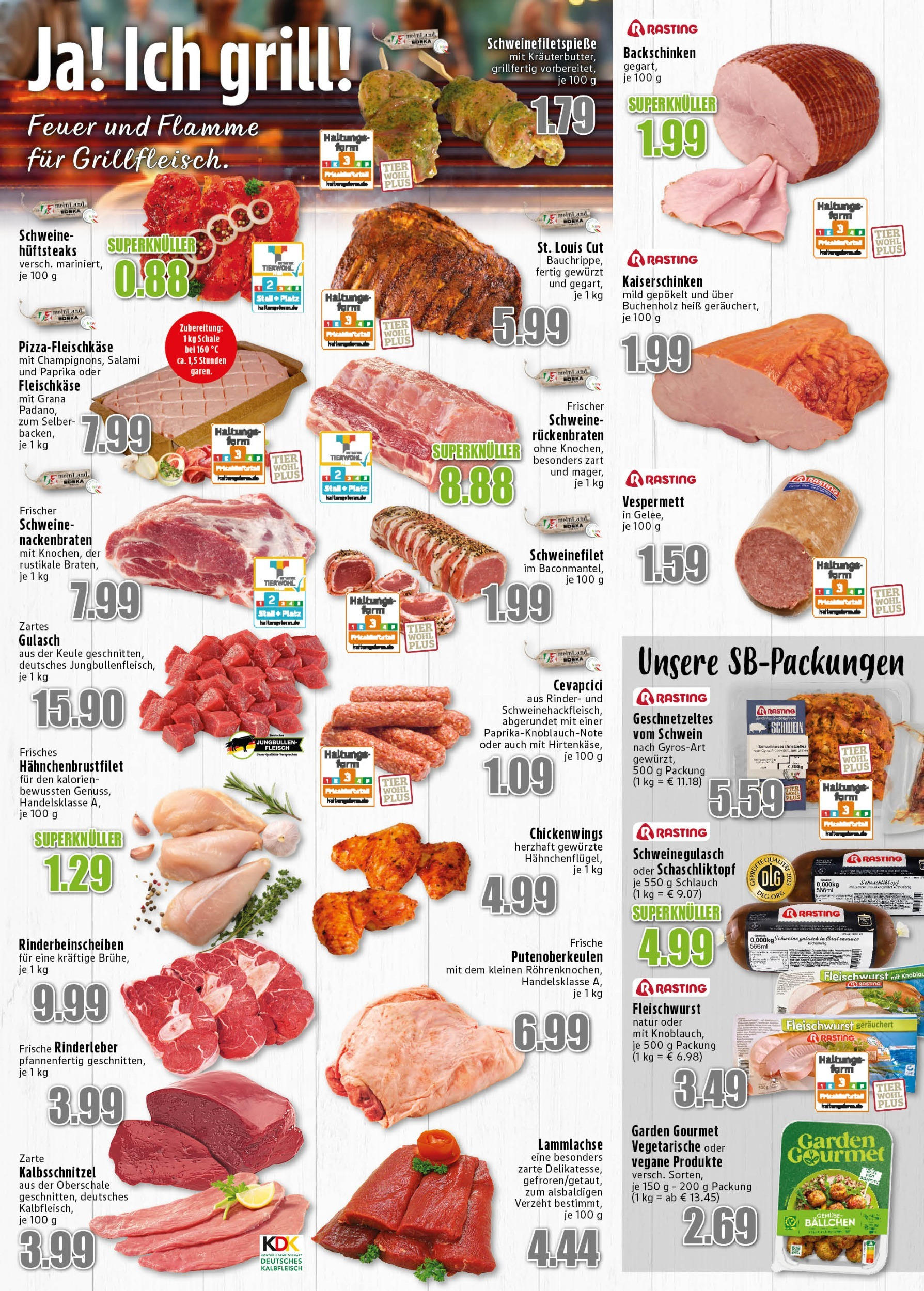 Edeka prospekt Meckenheim	 (ab 13.07.2025) » Angebote Online | Seite: 2 | Produkte: Schweinegulasch, Grill, Paprika, Salami
