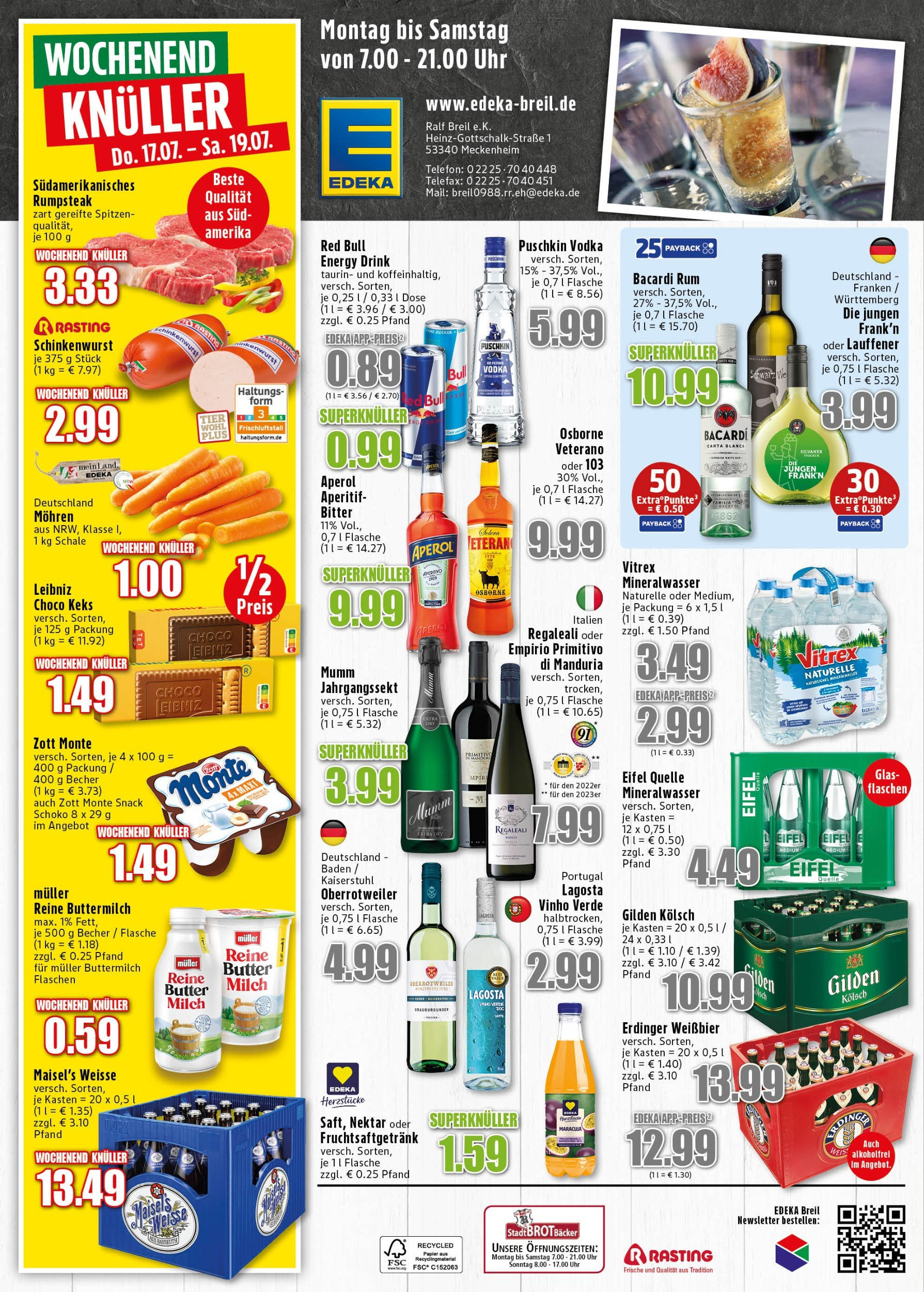 Edeka prospekt Meckenheim	 (ab 13.07.2025) » Angebote Online | Seite: 6 | Produkte: Rumpsteak, Rum, Mohren, Vodka