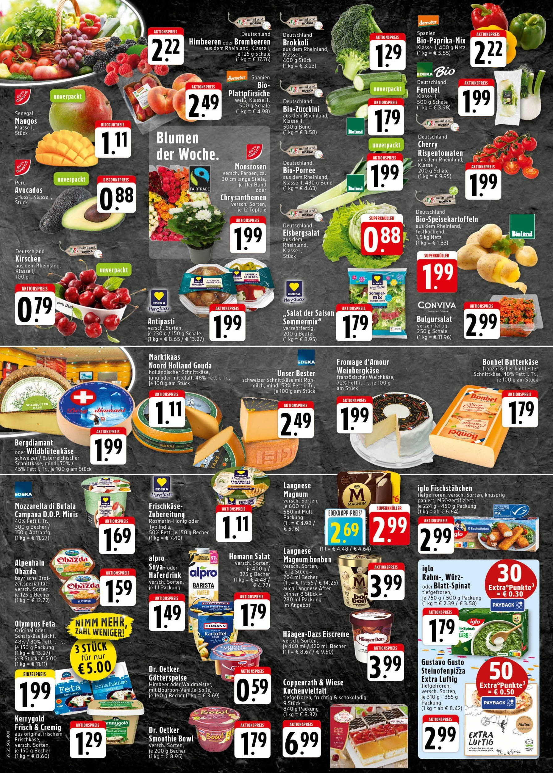 Edeka prospekt Bad Honnef	 (ab 13.07.2025) » Angebote Online | Seite: 2 | Produkte: Blumen, Eiscreme, Alpro, Frischkase