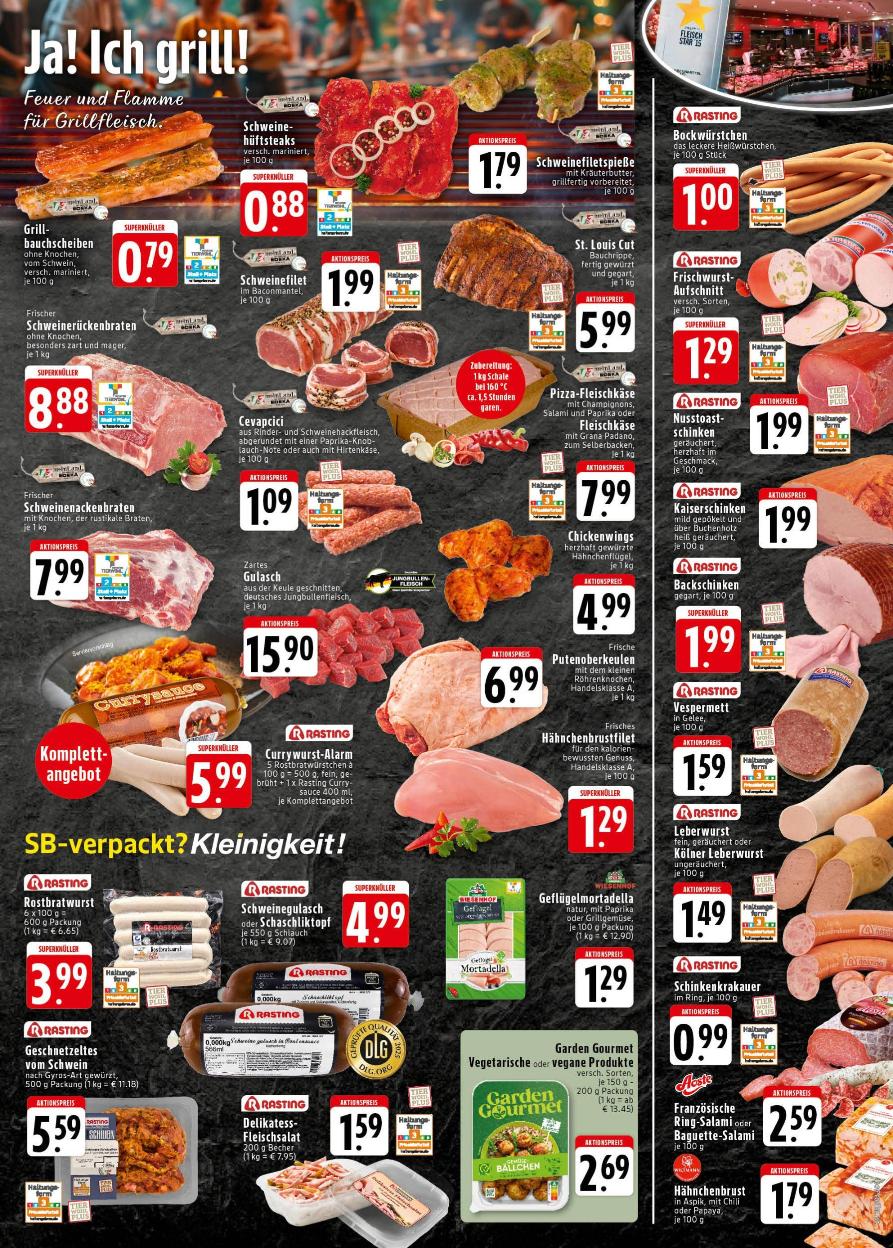Edeka prospekt Bad Honnef	 (ab 13.07.2025) » Angebote Online | Seite: 3 | Produkte: Schweinegulasch, Grill, Schweinefilet, Fleisch