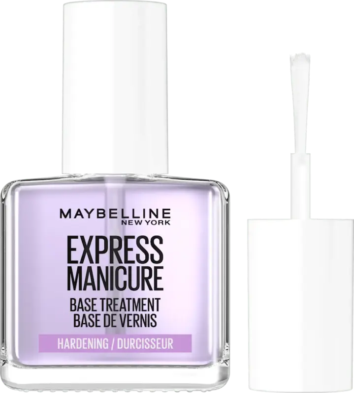 MAYBELLINE NEW YORK Nagelpflegeset Express Manicure 3-in-1 Strength, Wear & Shine Hardening Base Treatment Nagelhärter Base Coat