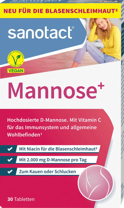 sanotact Mannose Plus Tabletten