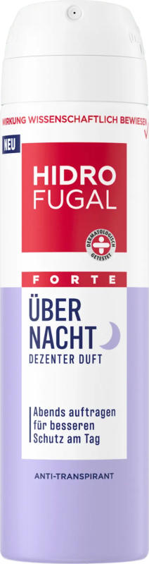 Hidrofugal Antitranspirant Deospray Über Nacht