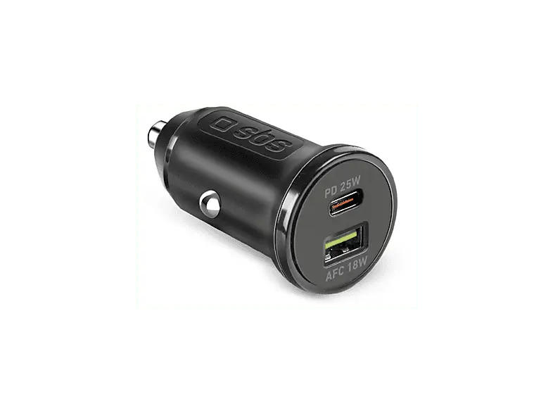 SBS 29067 Autoladegerät mit PD und AFC, 25W, 1x USB-Type-C USB-Type-A