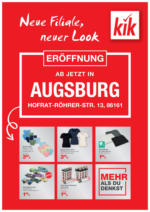 KiK KiK: Neueröffnung in Augsburg - bis 27.07.2025