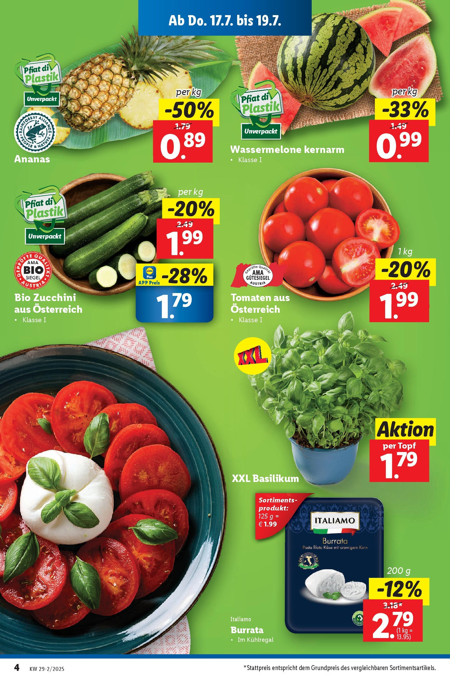 Lidl - Lidl: Flugblatt in deiner Nähe ab 16.07.2025 - Angebote ab donnerstag | Seite: 6 | Produkte: Pasta, Käse, Tomaten, Ananas