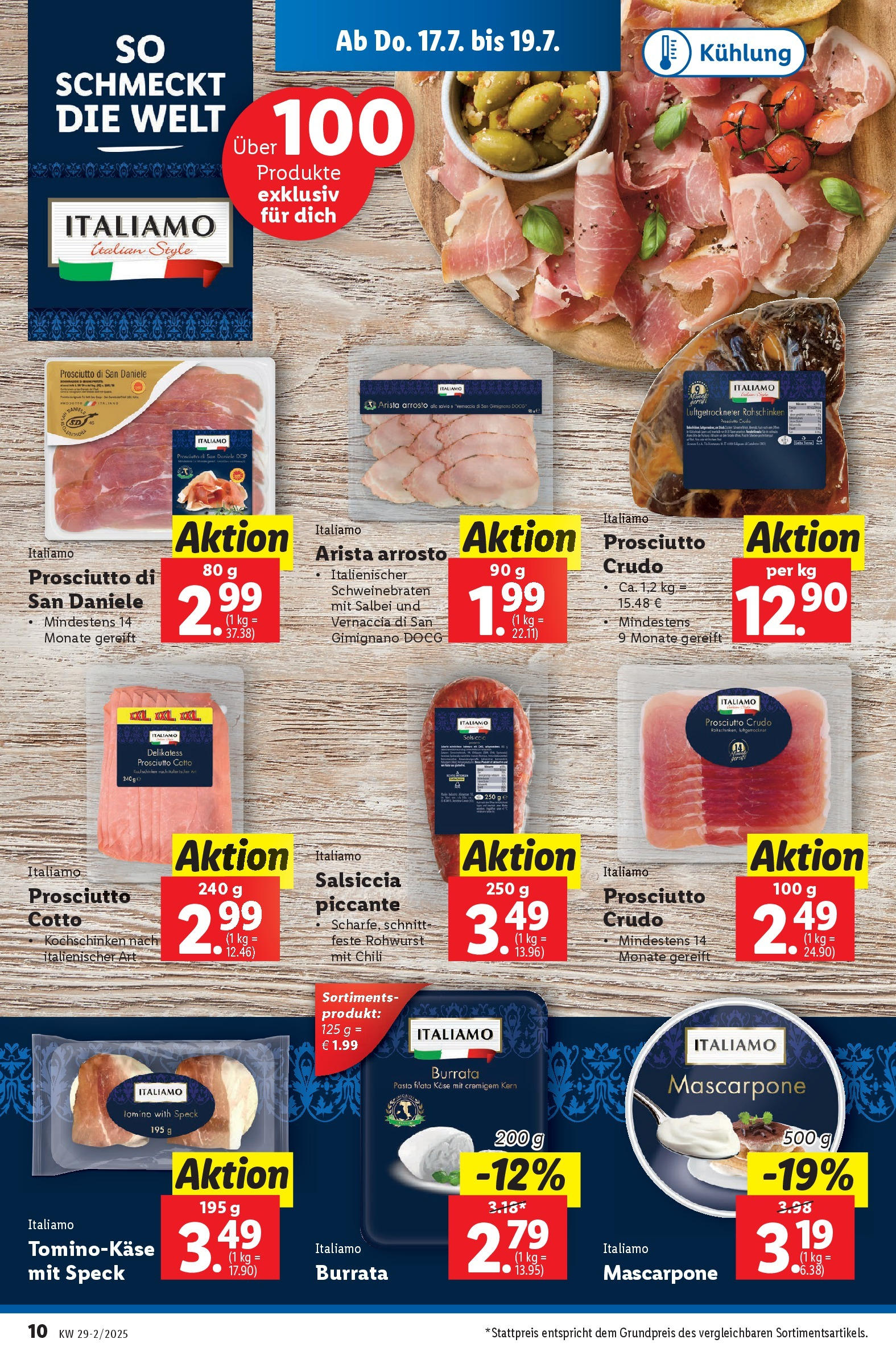 Lidl - Lidl: Flugblatt in deiner Nähe ab 16.07.2025 - Angebote ab donnerstag | Seite: 12 | Produkte: Pasta, Chili, Käse