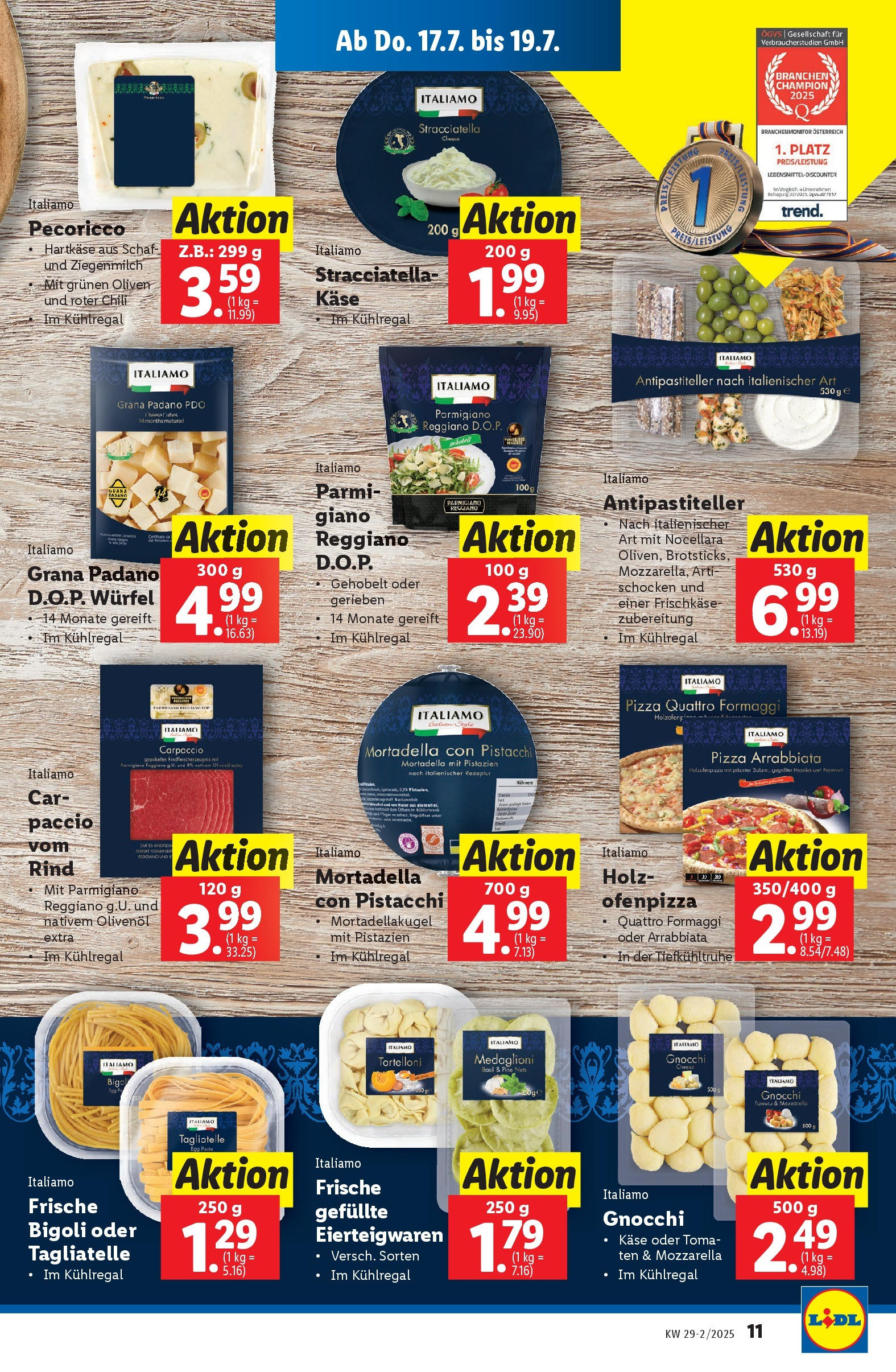 Lidl - Lidl: Flugblatt in deiner Nähe ab 16.07.2025 - Angebote ab donnerstag | Seite: 13 | Produkte: Chili, Szeder, Käse, Pizza