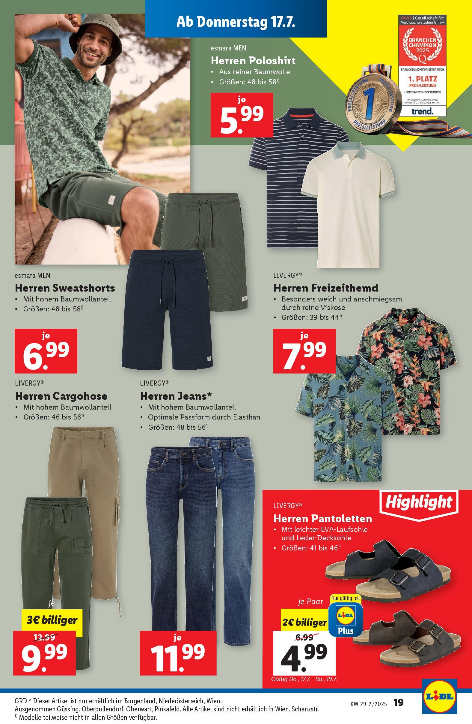 Lidl Flugblatt - Wien ab 16.07.2025 - Angebote ab donnerstag | Seite: 21