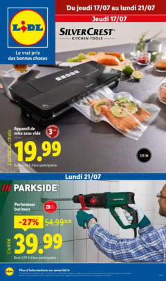 LIDL - Prévisualisation de LIDL - Chez Lidl, profitez d'équipements fiables pour cuisiner vos repas préférés ! valide à partir de 16.07.2025