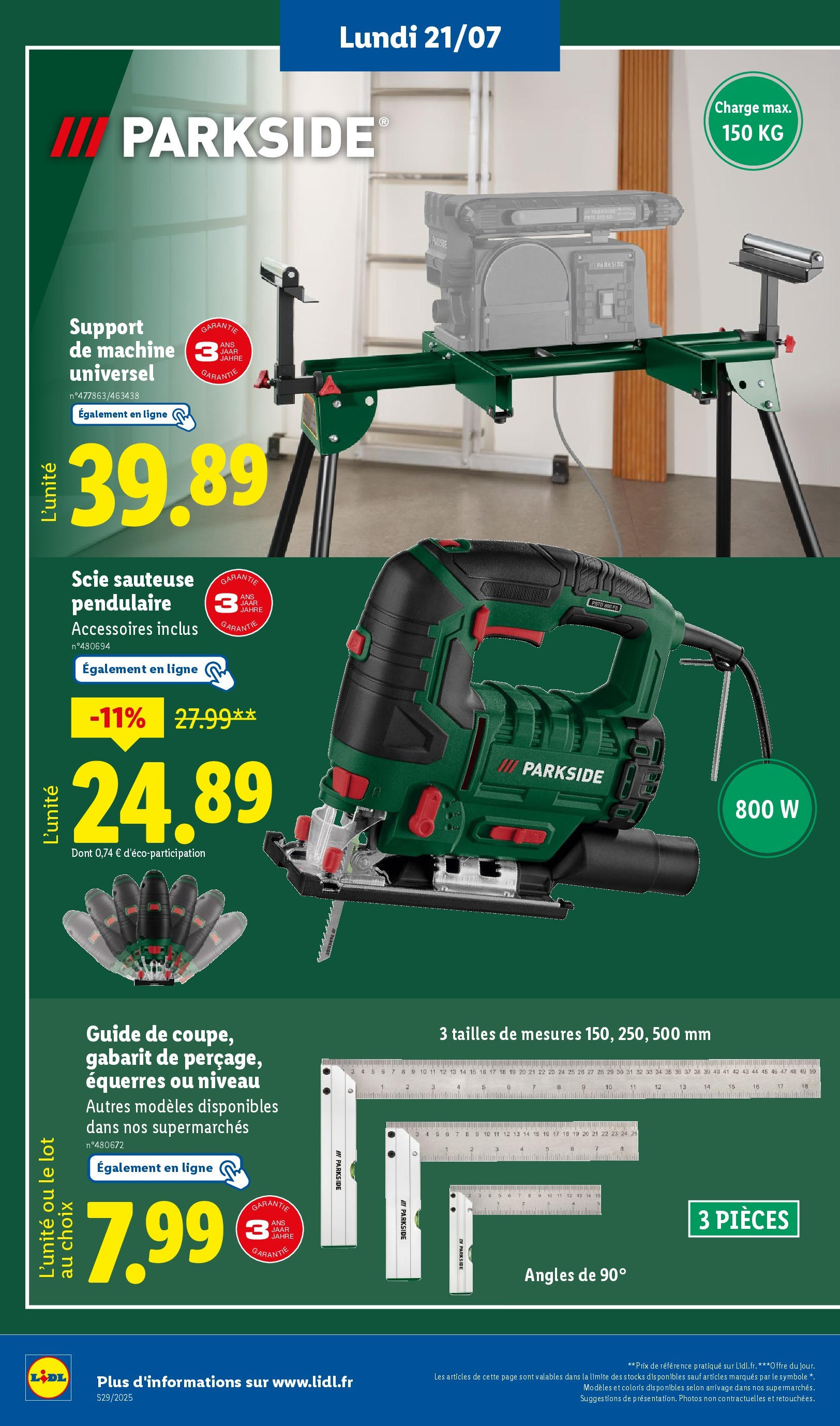 Catalogue LIDL du 16/07/2025 | Promo prospectus en ligne | Page: 56 | Produits: Scie sauteuse Catalogue LIDL du 16/07/2025 | Promo prospectus en ligne | Page: 56 | Produits: Scie sauteuse