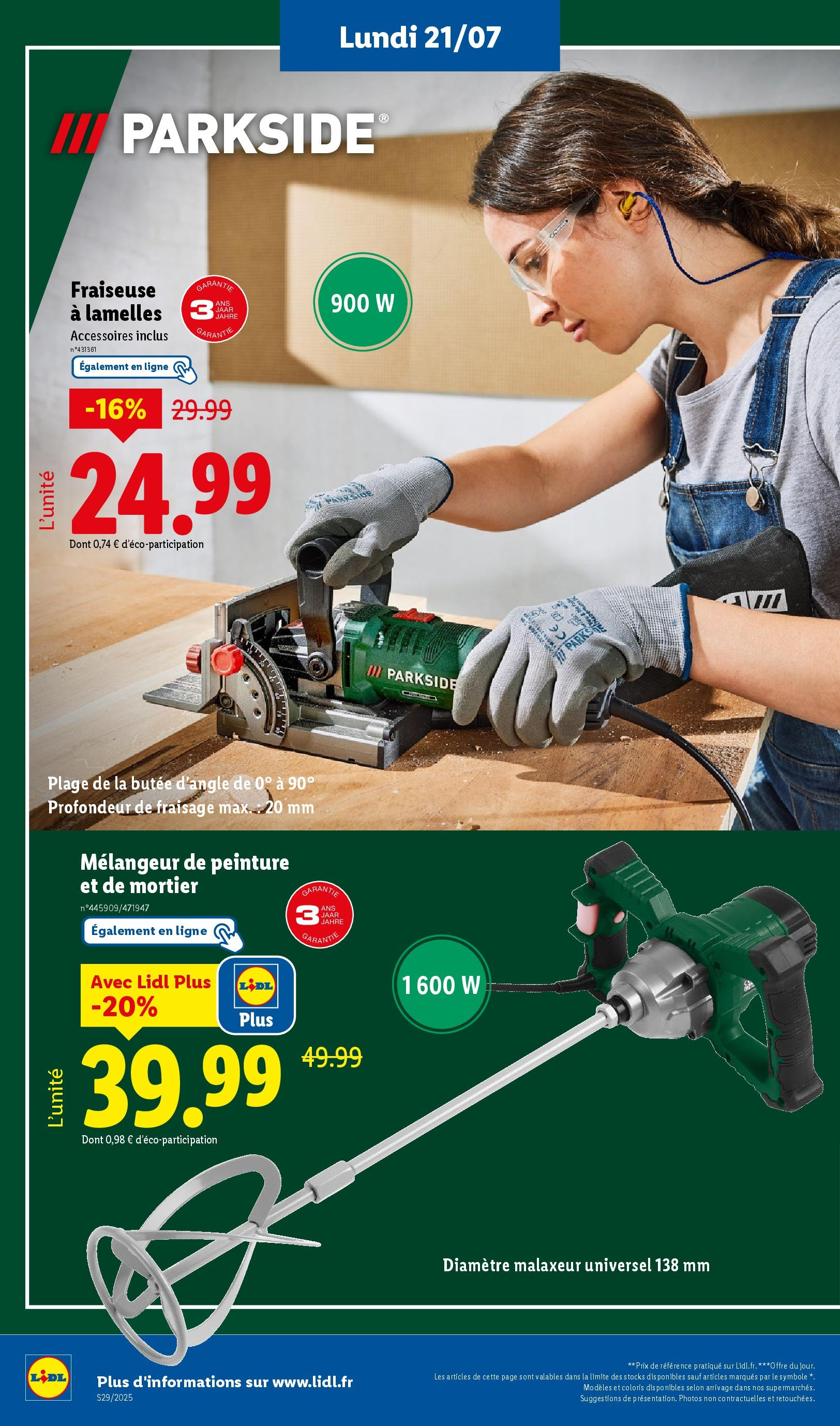 Catalogue LIDL du 16/07/2025 | Promo prospectus en ligne | Page: 60 | Produits: Mortier Catalogue LIDL du 16/07/2025 | Promo prospectus en ligne | Page: 60 | Produits: Mortier