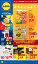 Profitez d'une sélection de produits Lidl pour des repas ensoleillés à prix minis !