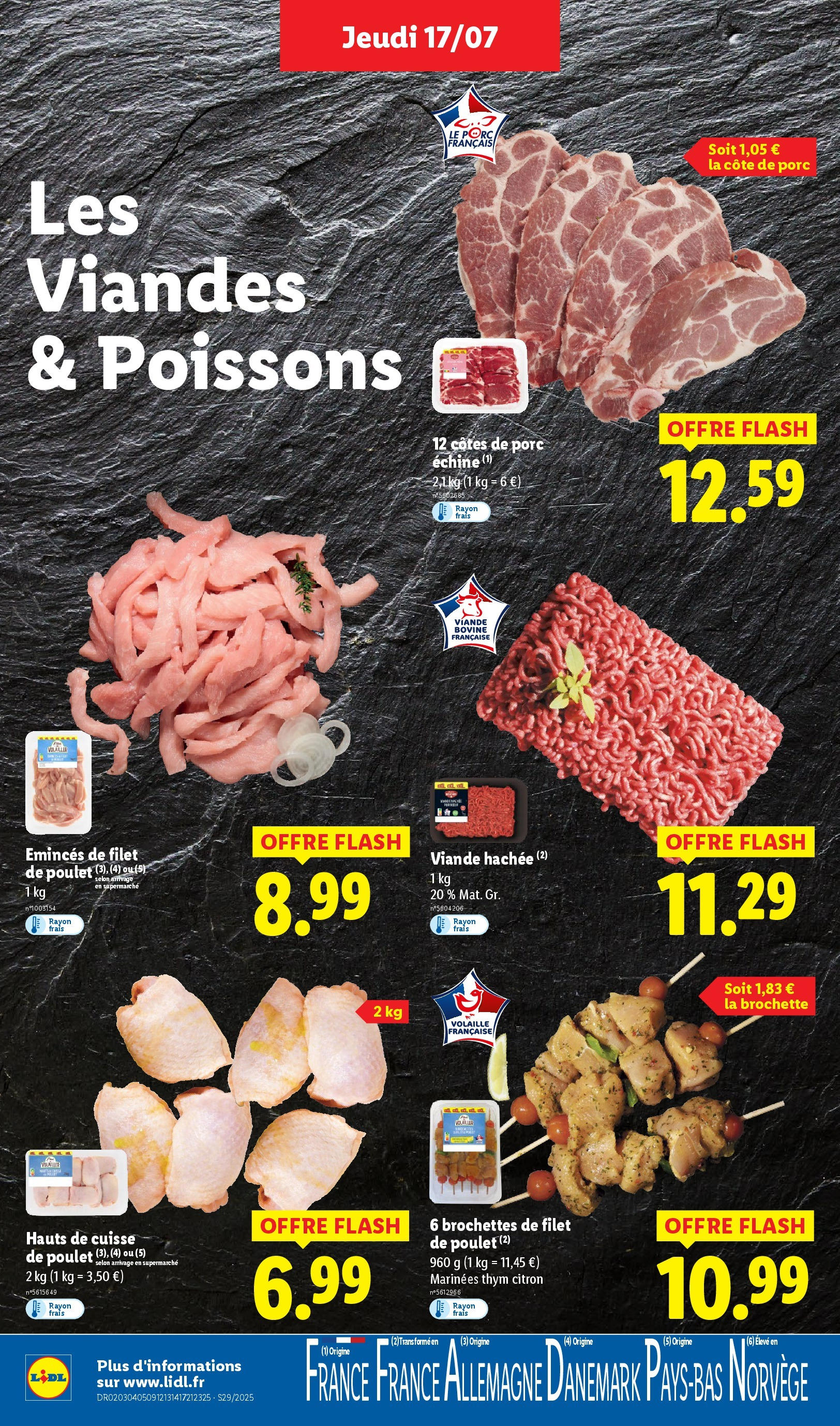 Catalogue LIDL du 16/07/2025 | Promo prospectus en ligne | Page: 6 | Produits: Citron, Viande hachée, Viande, Viande bovine Catalogue LIDL du 16/07/2025 | Promo prospectus en ligne | Page: 6 | Produits: Citron, Viande hachée, Viande, Viande bovine