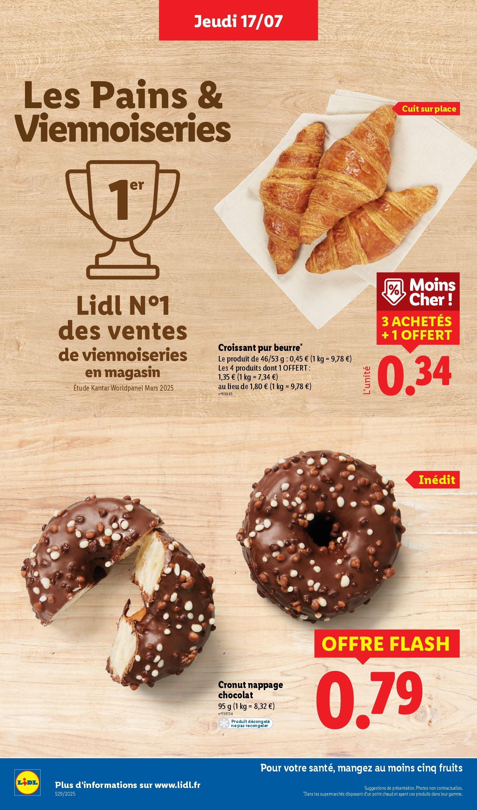 Catalogue LIDL du 16/07/2025 | Promo prospectus en ligne | Page: 8 | Produits: Viennoiseries, Chocolat Catalogue LIDL du 16/07/2025 | Promo prospectus en ligne | Page: 8 | Produits: Viennoiseries, Chocolat