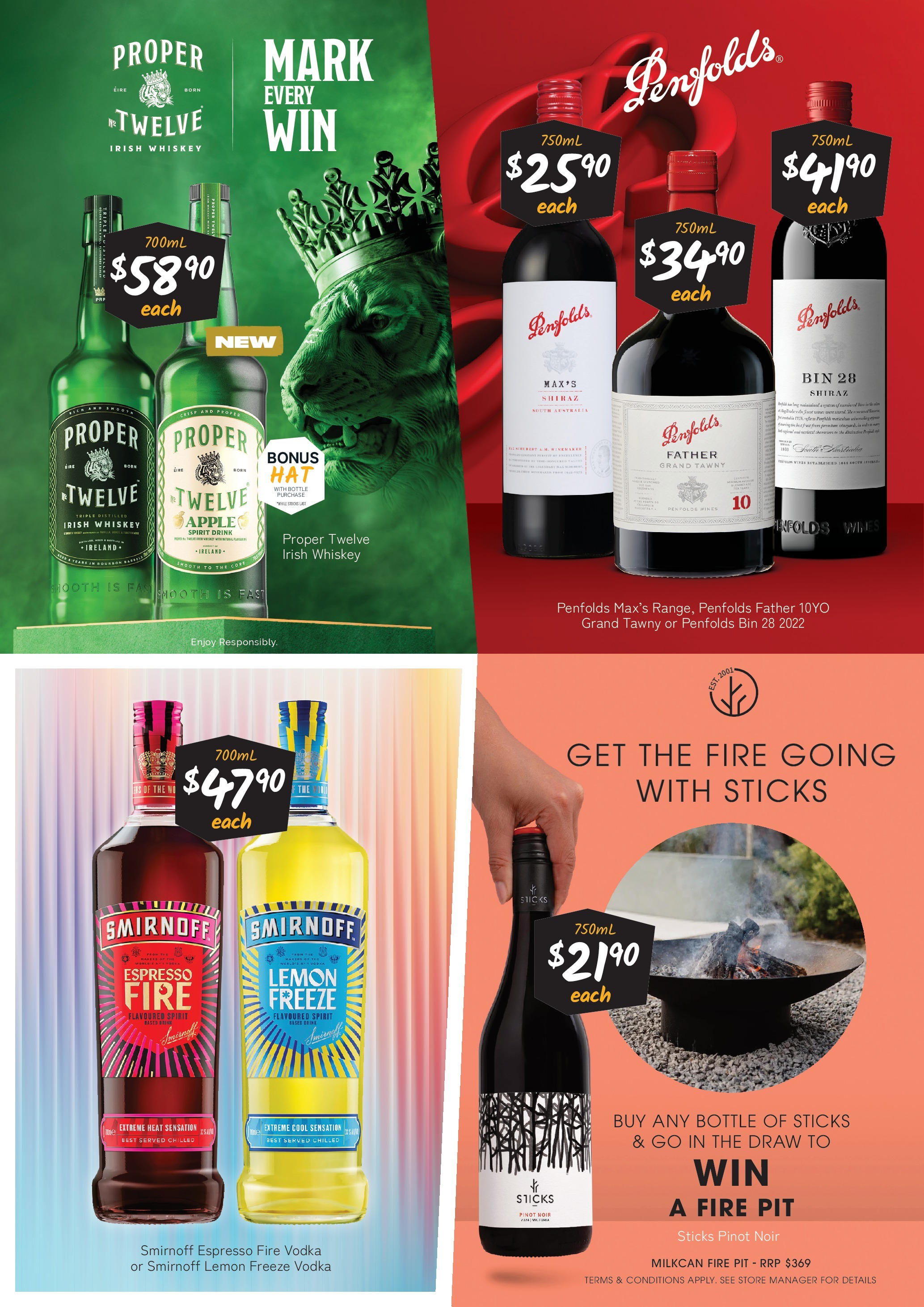 Cellarbrations - Winter Drops. QLD 14/07 - 13/07/2025 > weekly / monthly specials | Page: 2 | Products: Vodka, Whiskey, Lemon