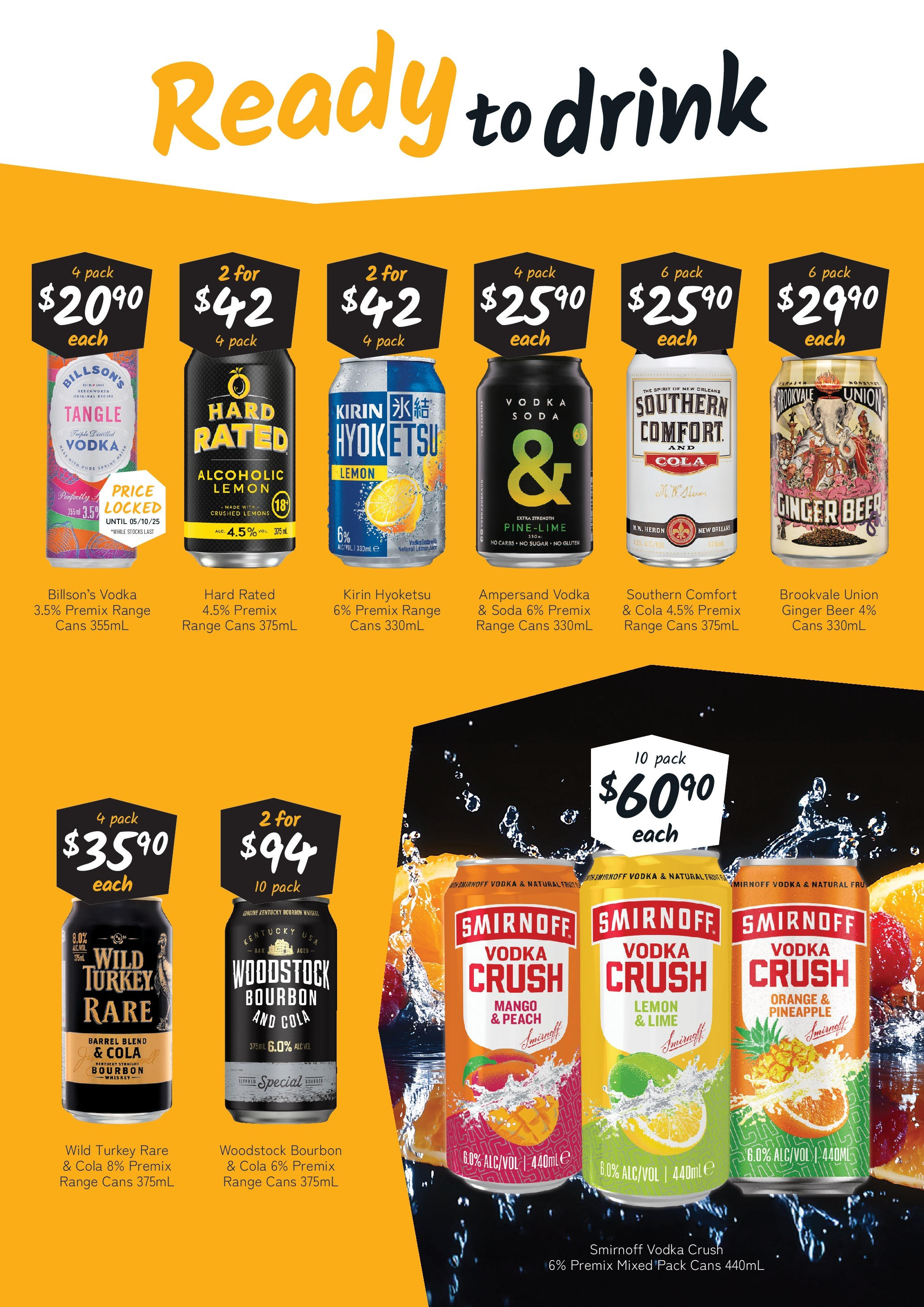 Cellarbrations - Winter Drops. QLD 14/07 - 13/07/2025 > weekly / monthly specials | Page: 5 | Products: Vodka, Lemon, Turkey, Peach