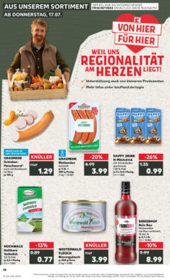 Kaufland prospekt Westerburg	 gültig ab dem 16.07.2025