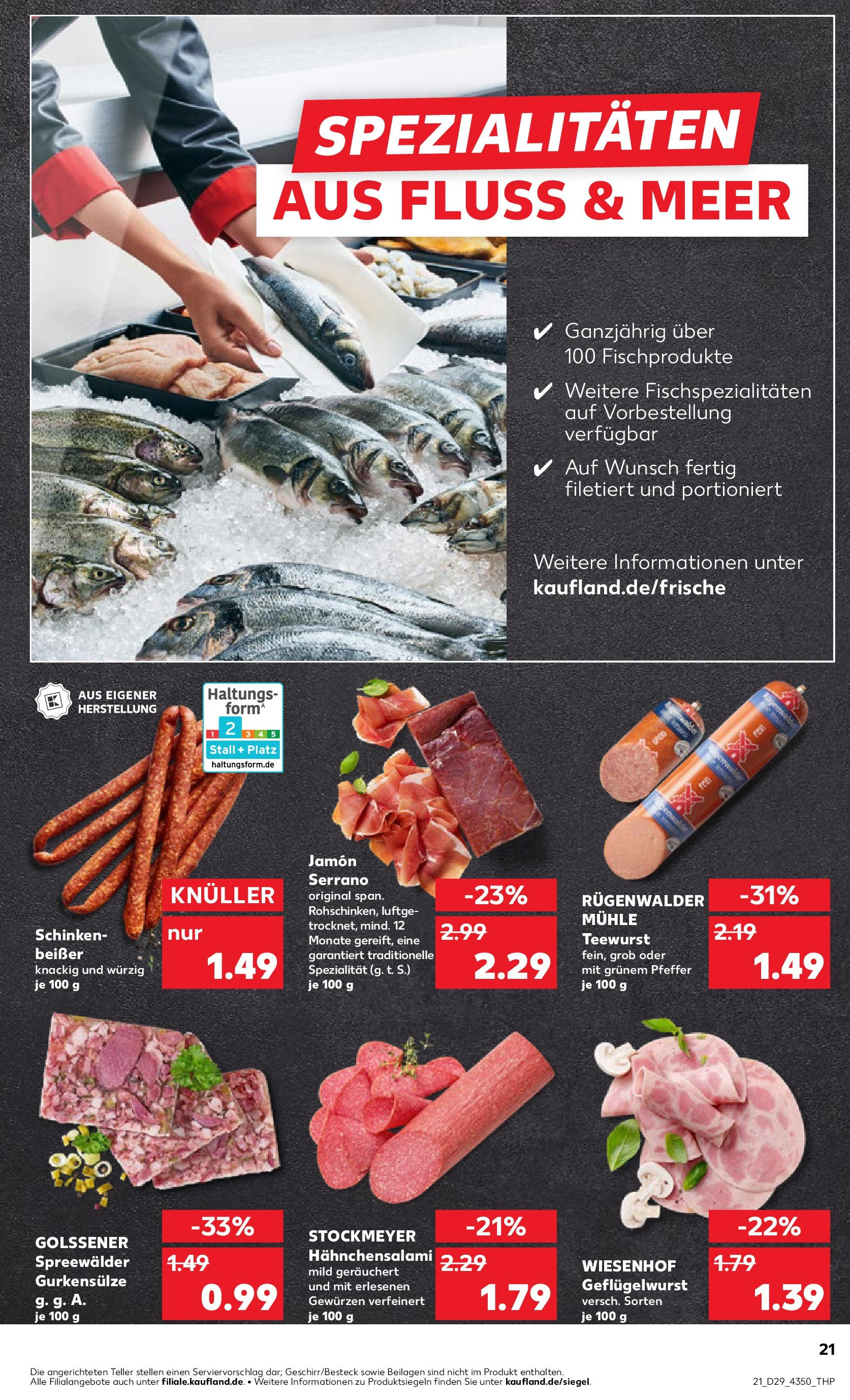 Prospekt Kaufland ab 16.07.2025 » Angebote Online zum Blättern | Seite: 21 | Produkte: Mühle, Pfeffer, Salami, Schinken