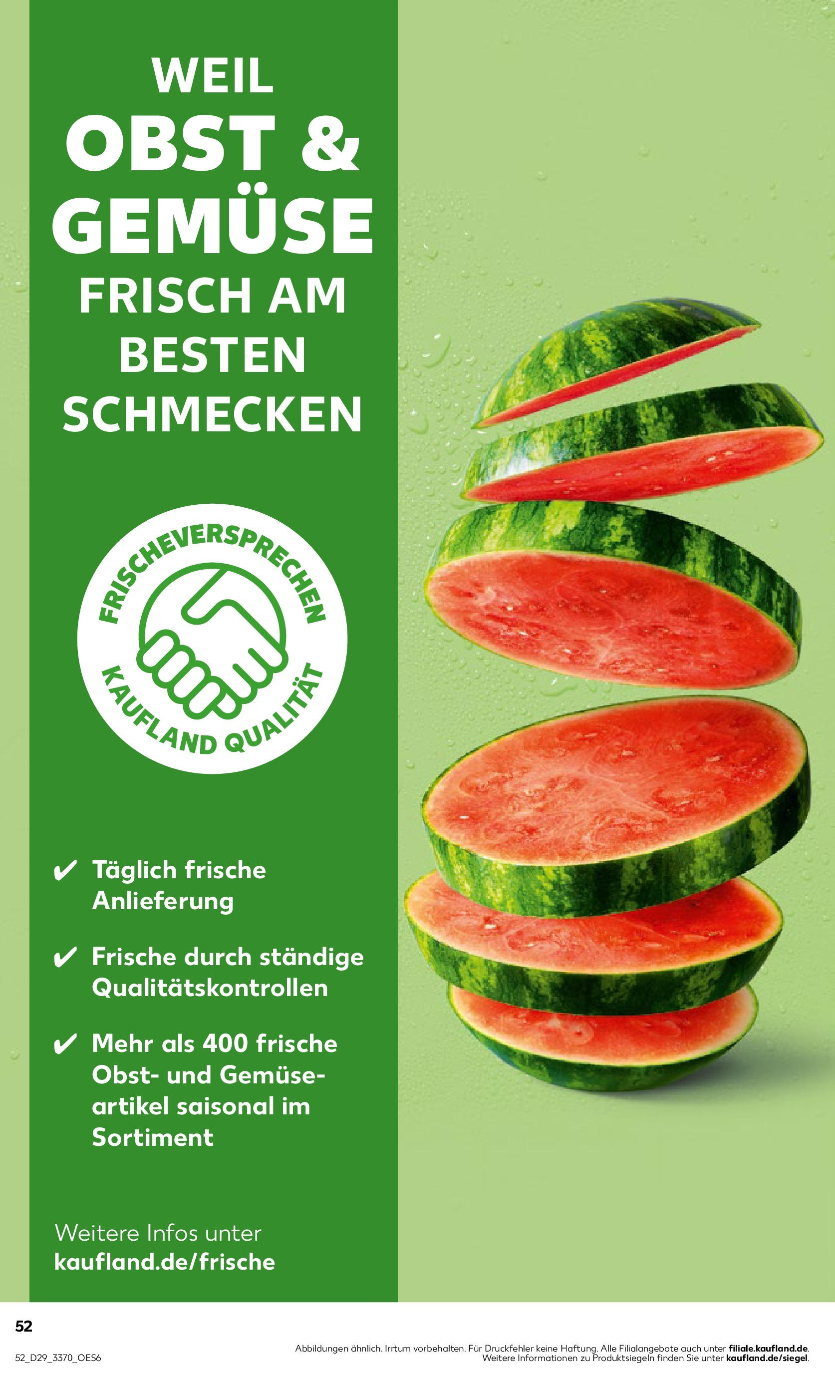Prospekt Kaufland ab 16.07.2025 » Angebote Online zum Blättern | Seite: 52 | Produkte: Gemüse, Obst