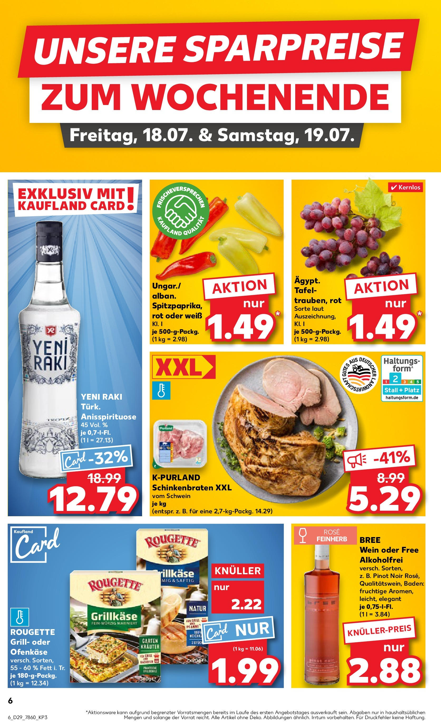 Prospekt Kaufland ab 16.07.2025 » Angebote Online zum Blättern | Seite: 8 | Produkte: Grill, Bree, Wein