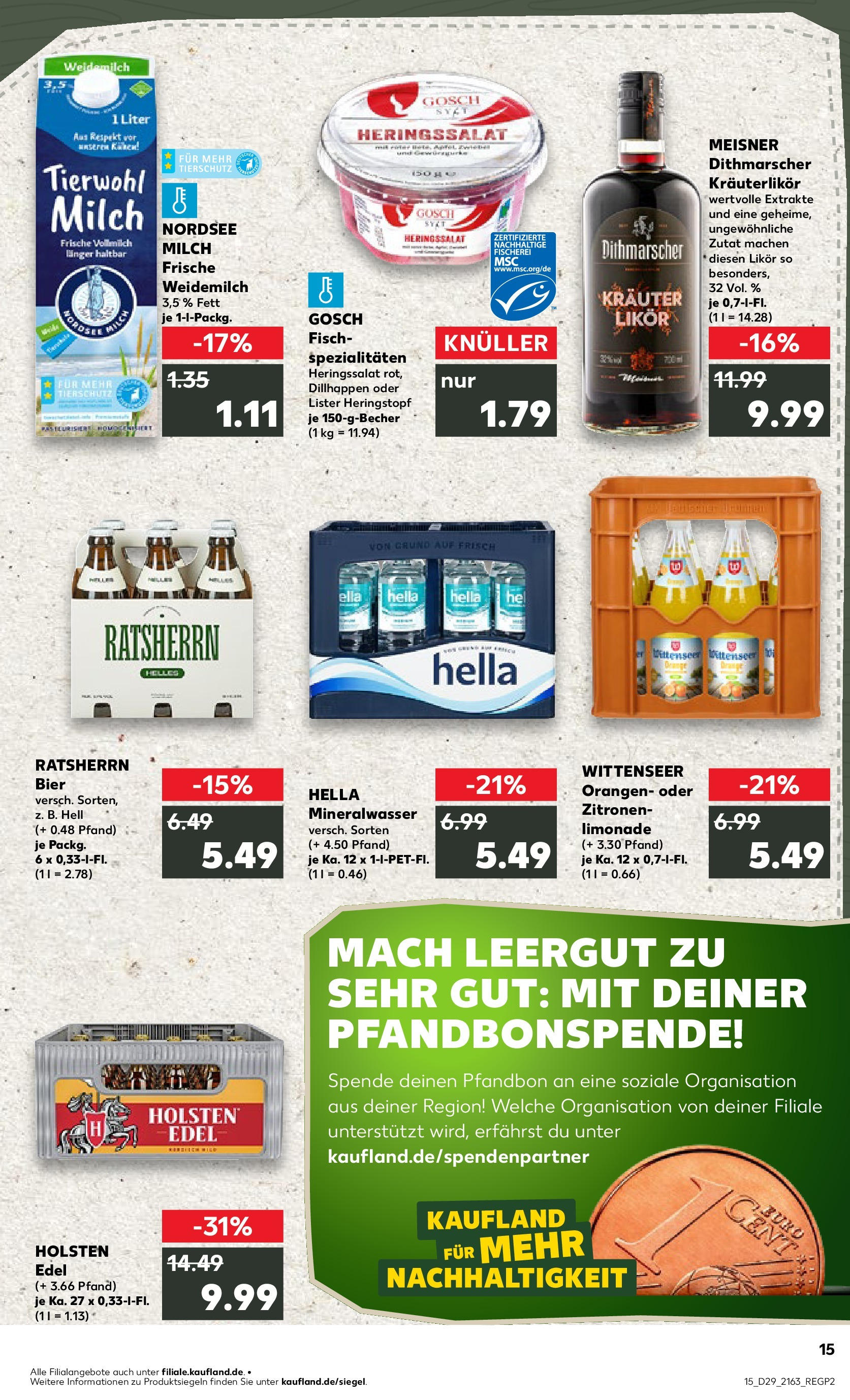 Prospekt Kaufland ab 16.07.2025 » Angebote Online zum Blättern | Seite: 2 | Produkte: Bier, Limonade, Holsten, Zitronen