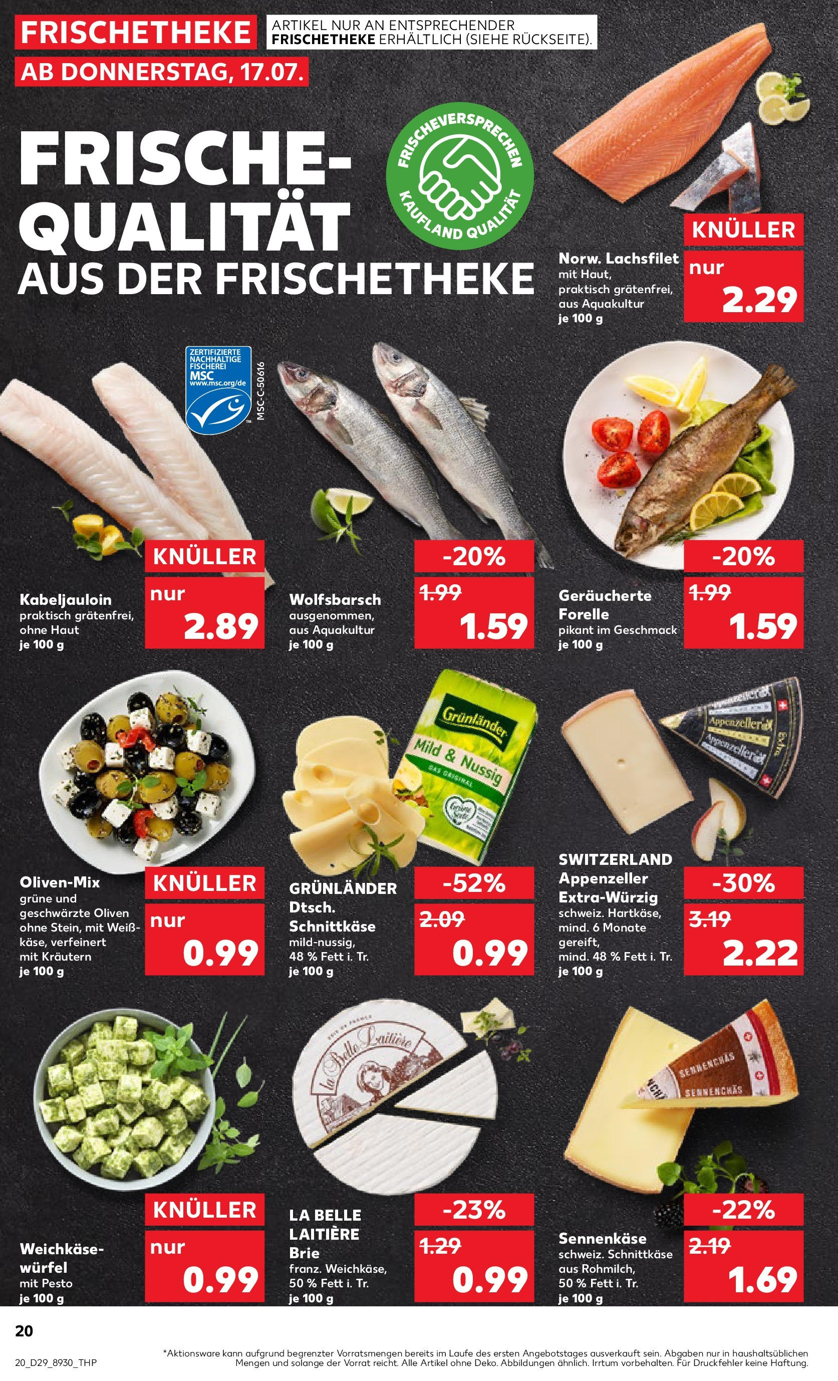 Prospekt Kaufland ab 16.07.2025 » Angebote Online zum Blättern | Seite: 20 | Produkte: Grunlander