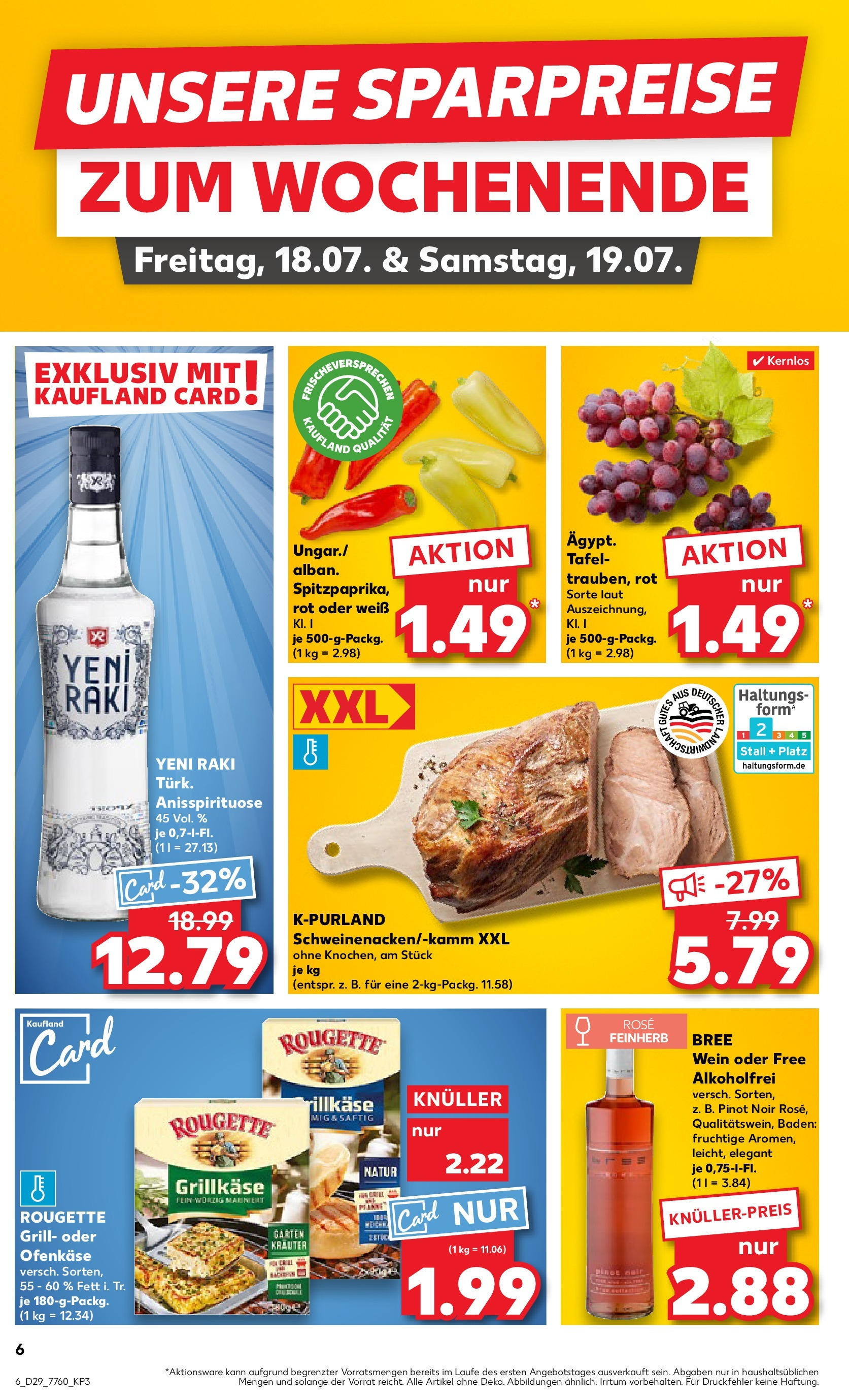 Prospekt Kaufland ab 16.07.2025 » Angebote Online zum Blättern | Seite: 8 | Produkte: Grill, Bree, Wein