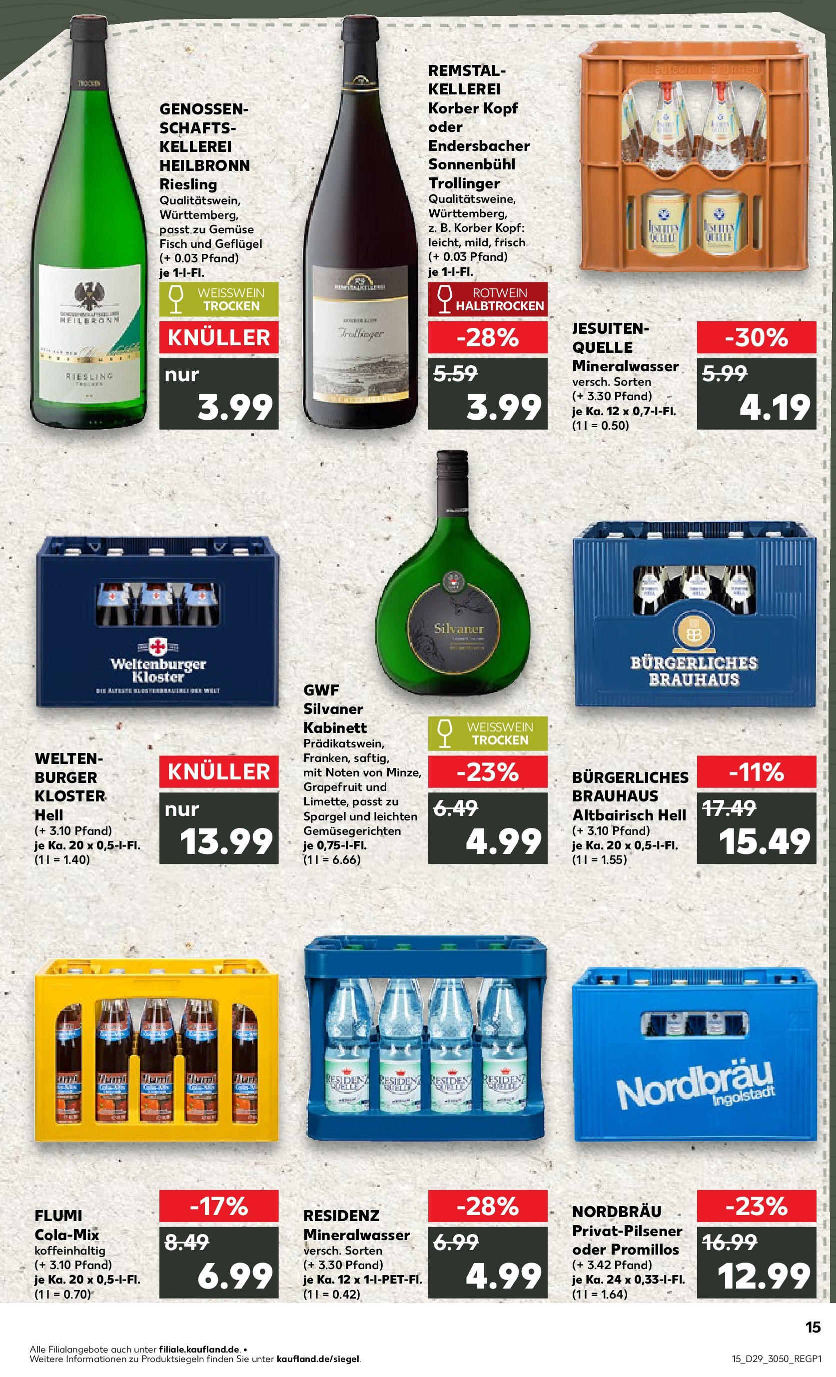 Prospekt Kaufland ab 16.07.2025 » Angebote Online zum Blättern | Seite: 2 | Produkte: Cola, Weißwein, Rotwein, Spargel