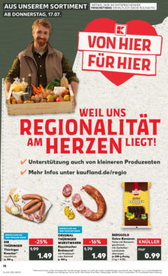 Kaufland prospekt Rudolstadt	 gültig ab dem 16.07.2025