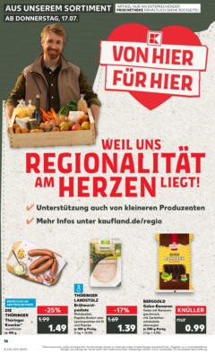 Kaufland prospekt Suhl	 gültig ab dem 16.07.2025
