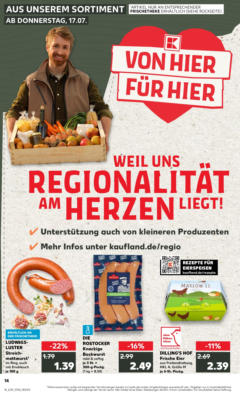 Kaufland prospekt Bentwisch	 gültig ab dem 16.07.2025