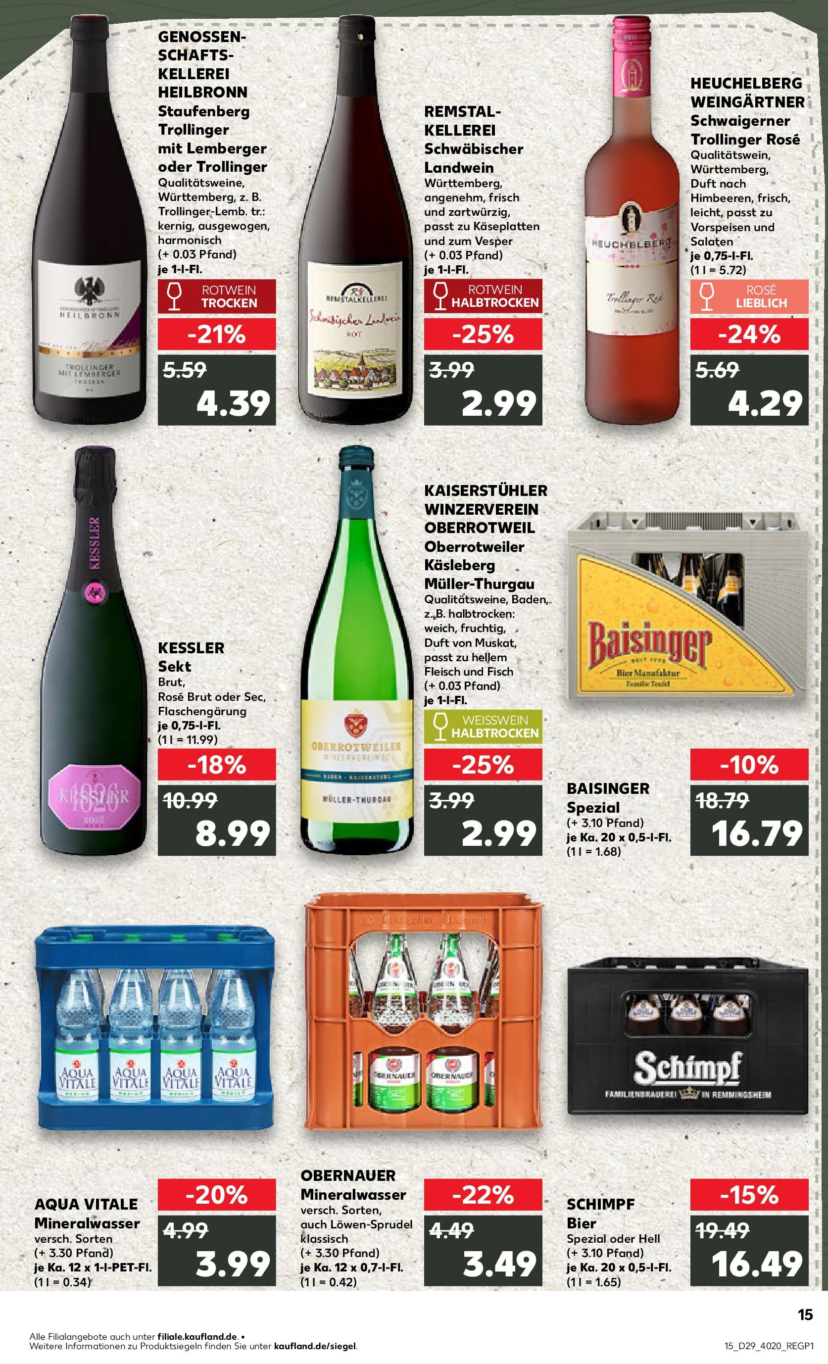 Prospekt Kaufland ab 16.07.2025 » Angebote Online zum Blättern | Seite: 2 | Produkte: Bier, Weißwein, Rotwein, Duft