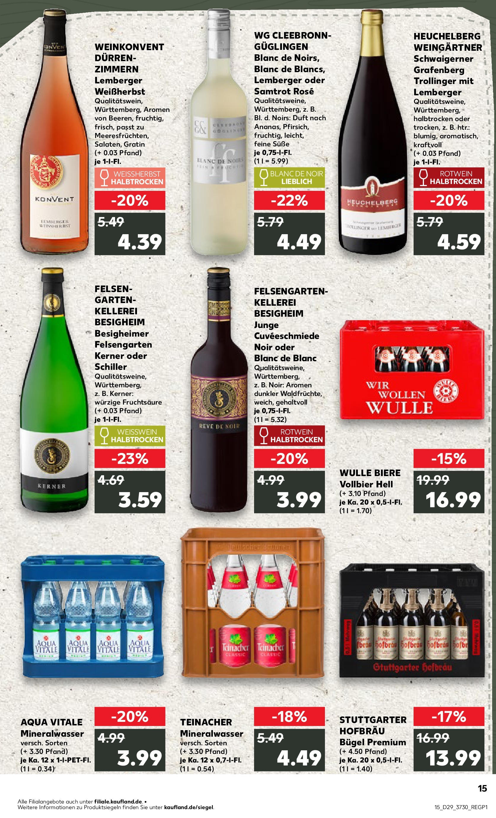 Prospekt Kaufland ab 16.07.2025 » Angebote Online zum Blättern | Seite: 2 | Produkte: Rotwein, Rotwein halbtrocken, Duft, Mineralwasser