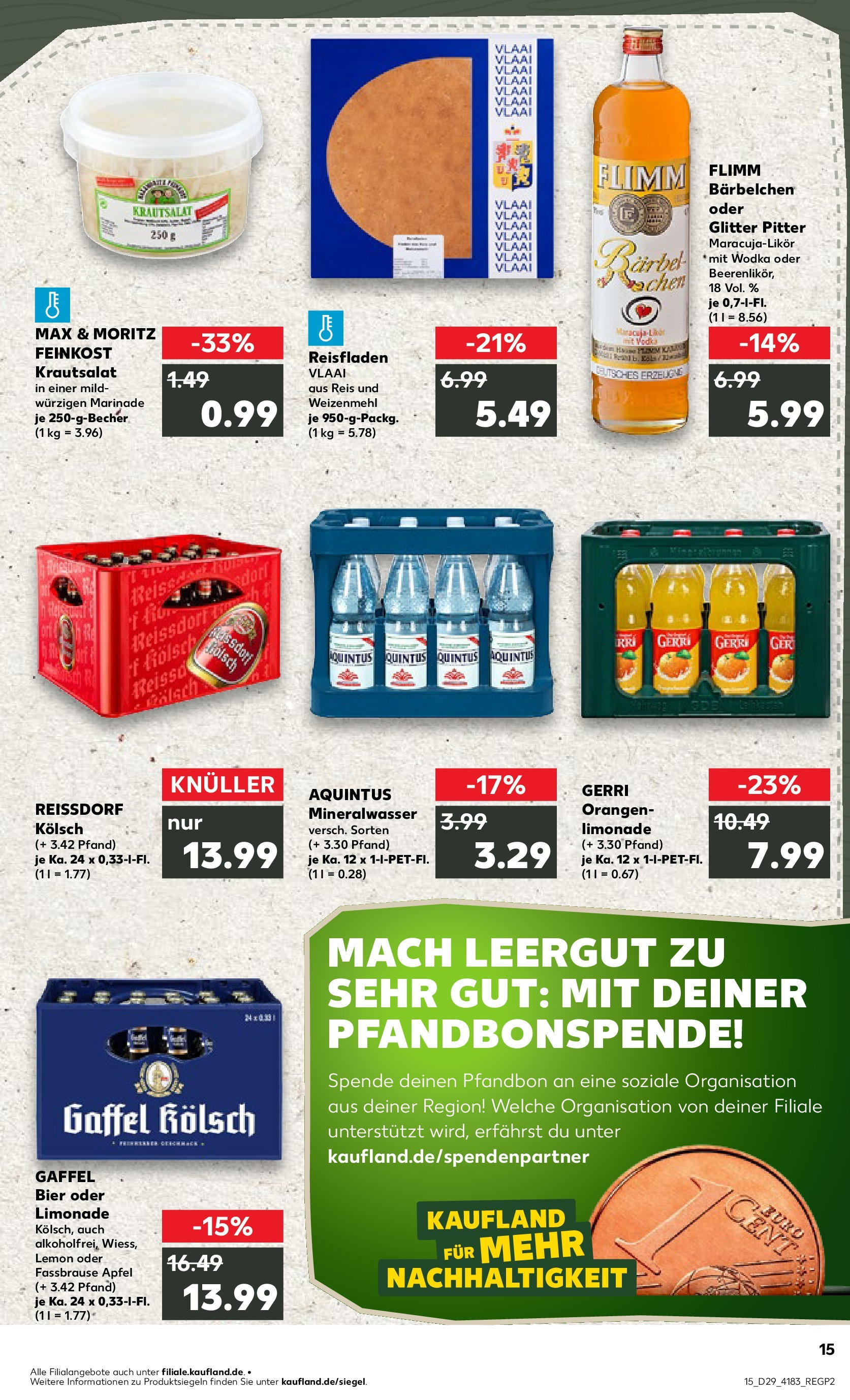 Prospekt Kaufland ab 16.07.2025 » Angebote Online zum Blättern | Seite: 15 | Produkte: Äpfel, Orangen, Vodka, Wodka