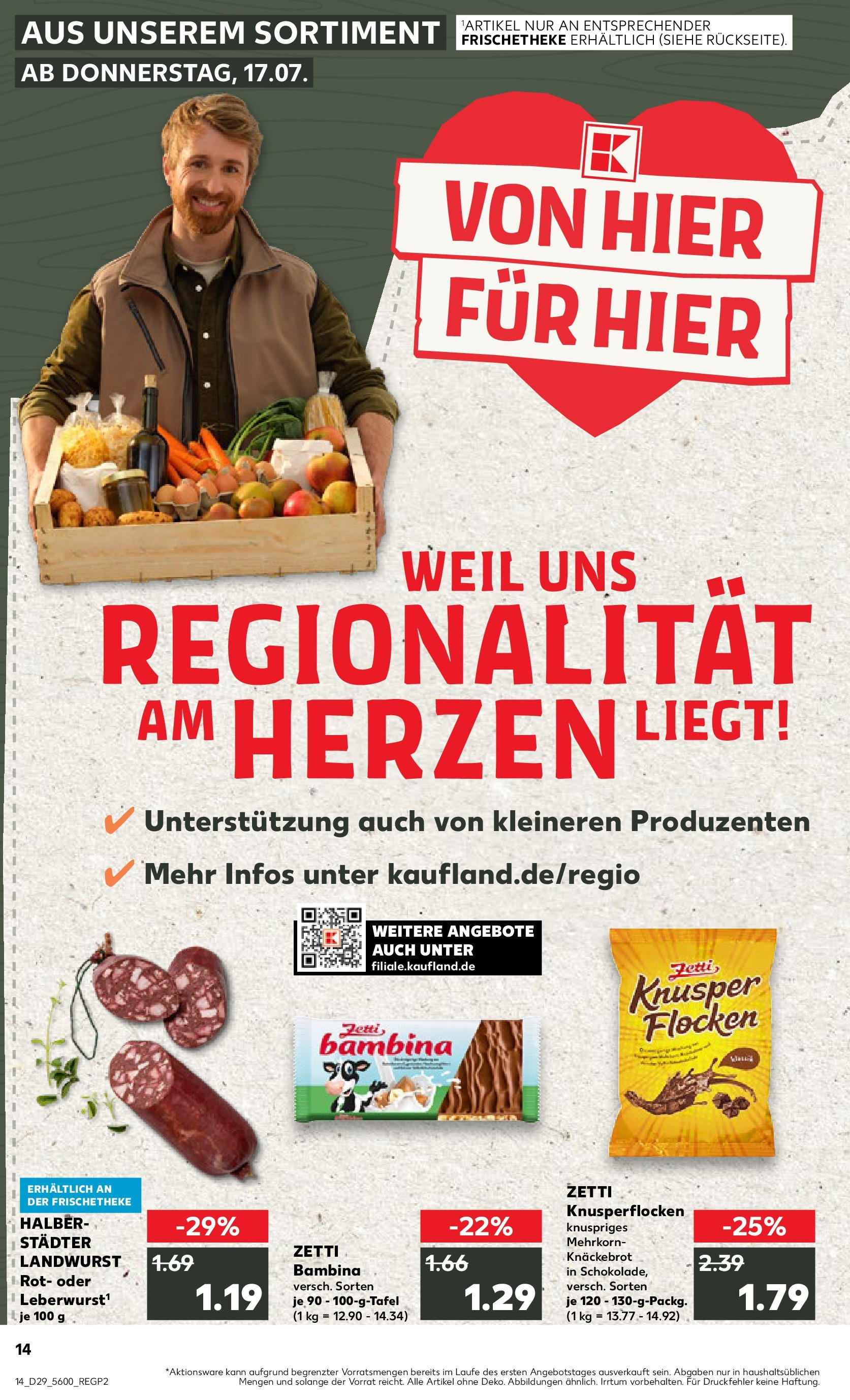 Prospekt Kaufland ab 16.07.2025 » Angebote Online zum Blättern | Seite: 1 | Produkte: Flocken