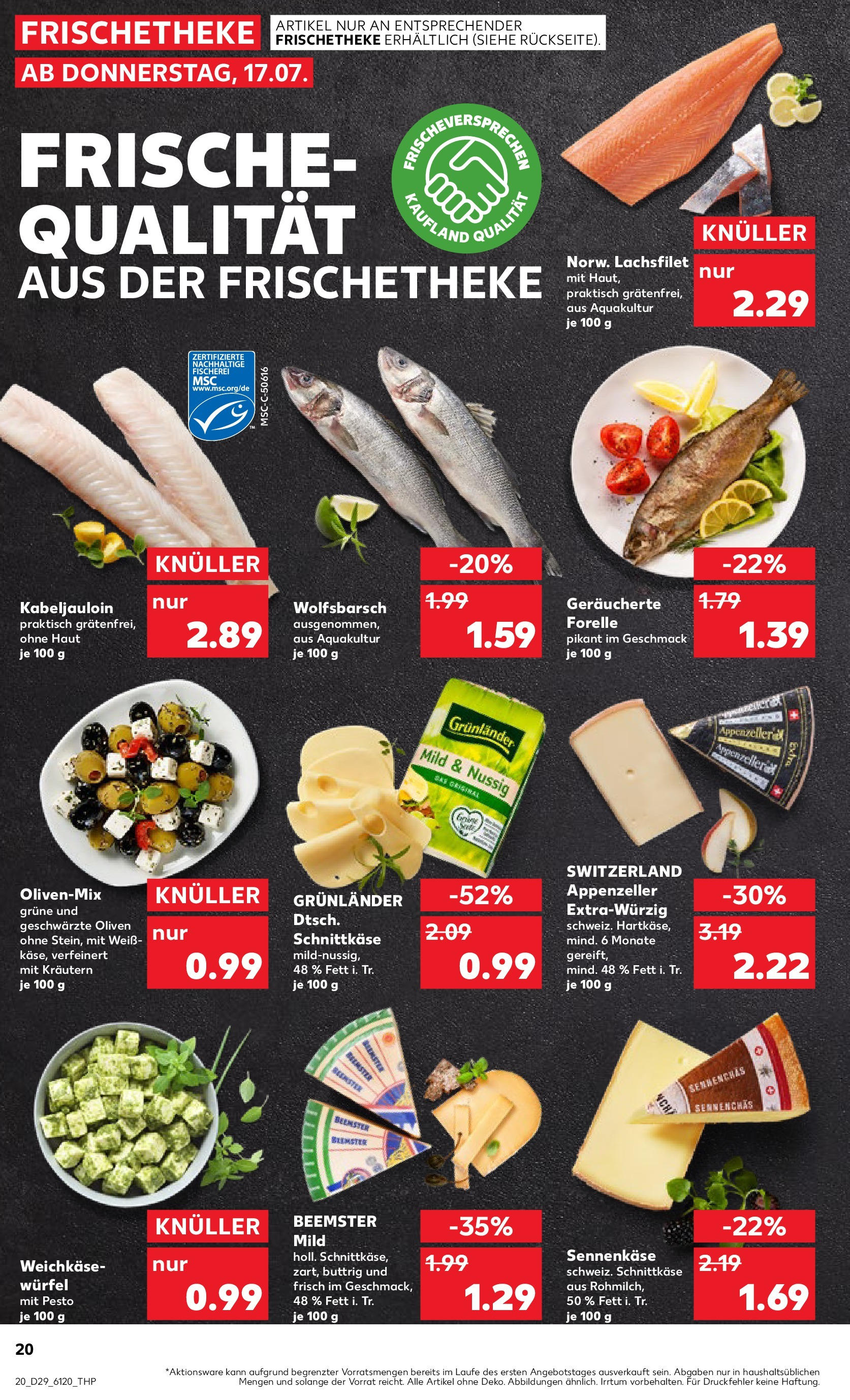 Prospekt Kaufland ab 17.07.2025 » Angebote Online zum Blättern | Seite: 20 | Produkte: Grunlander